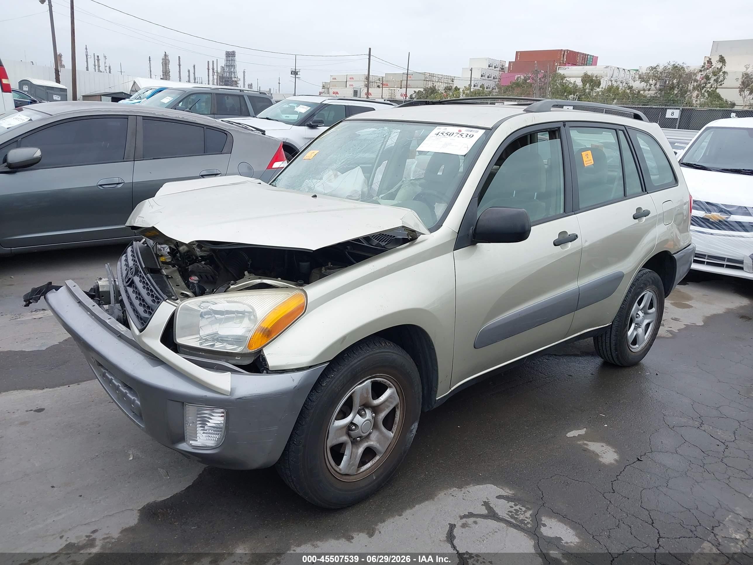 2003 Toyota Rav4   Silver vin: JTEGH20V430091787
