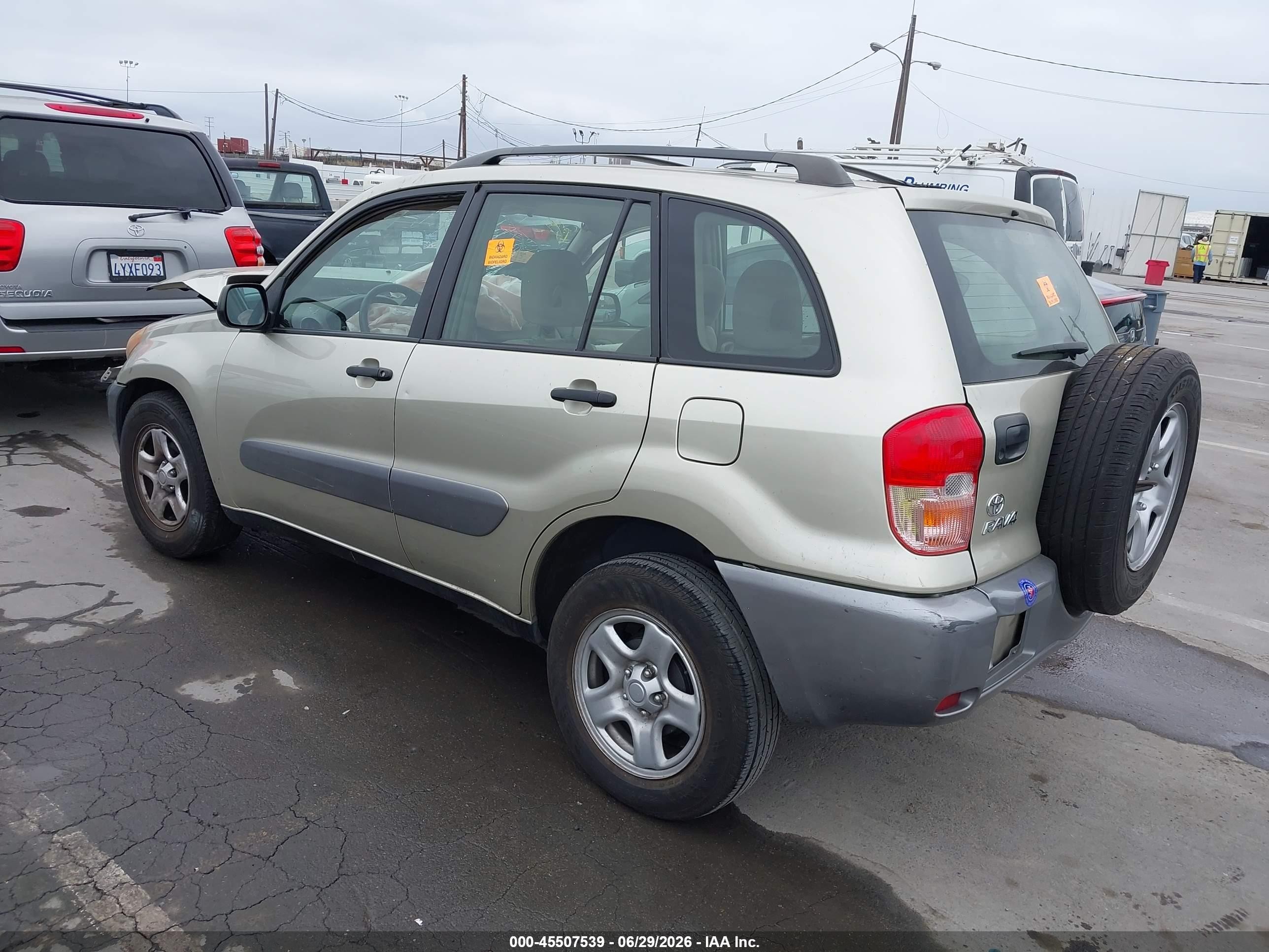 2003 Toyota Rav4   Silver vin: JTEGH20V430091787