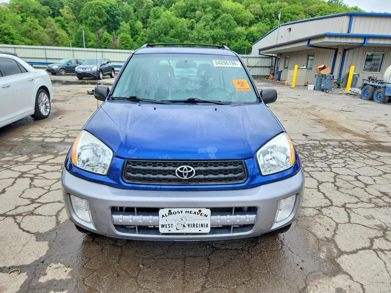 2003 Toyota Rav4 Base Blue vin: JTEGH20V430096195
