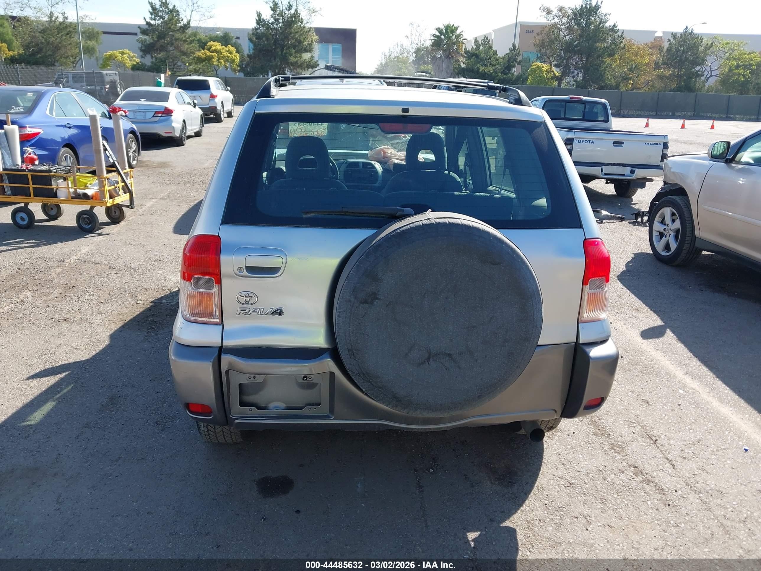 2003 Toyota Rav4 Silver vin: JTEGH20V430100830