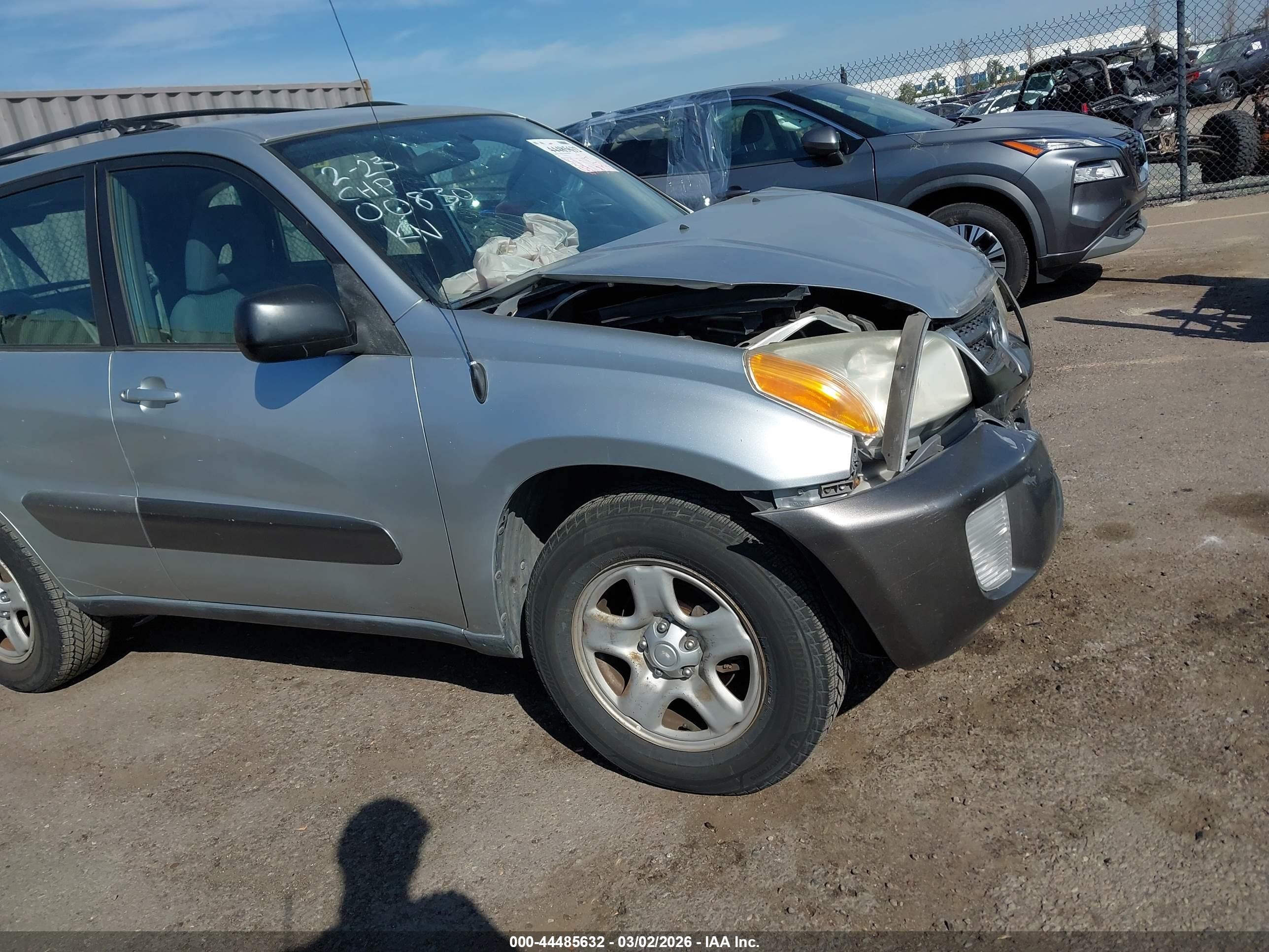 2003 Toyota Rav4 Silver vin: JTEGH20V430100830
