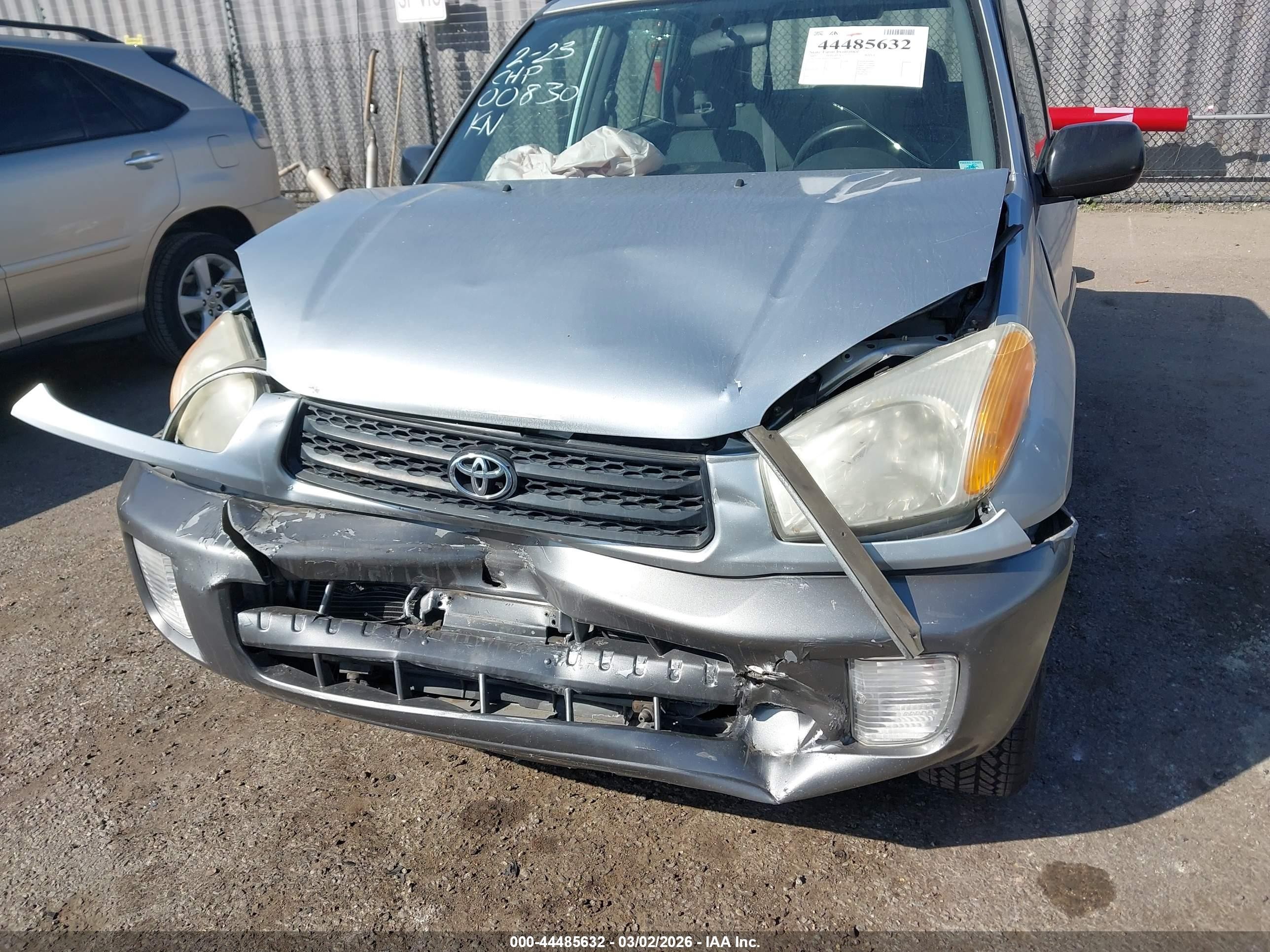 2003 Toyota Rav4 Silver vin: JTEGH20V430100830