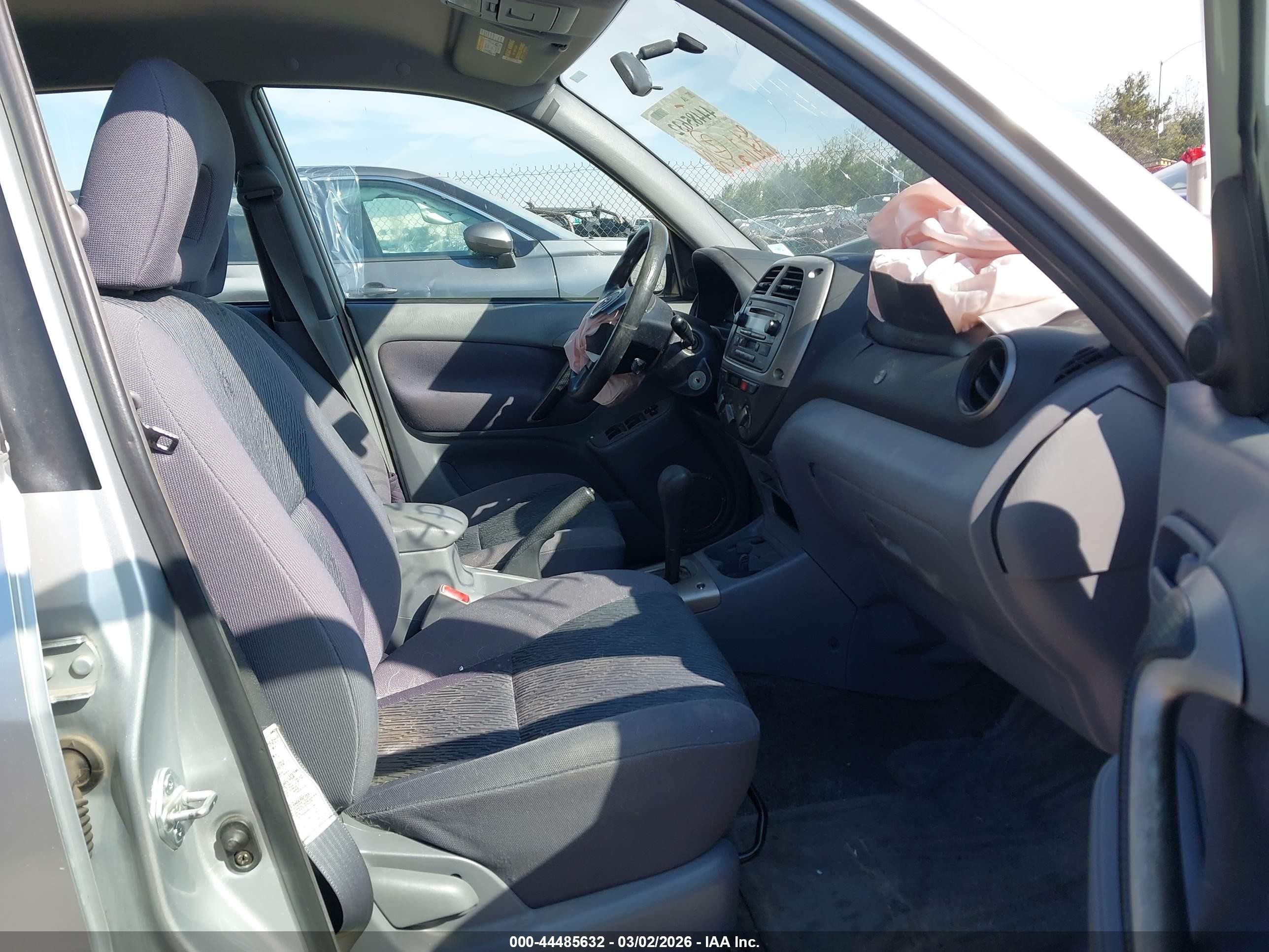 2003 Toyota Rav4 Silver vin: JTEGH20V430100830