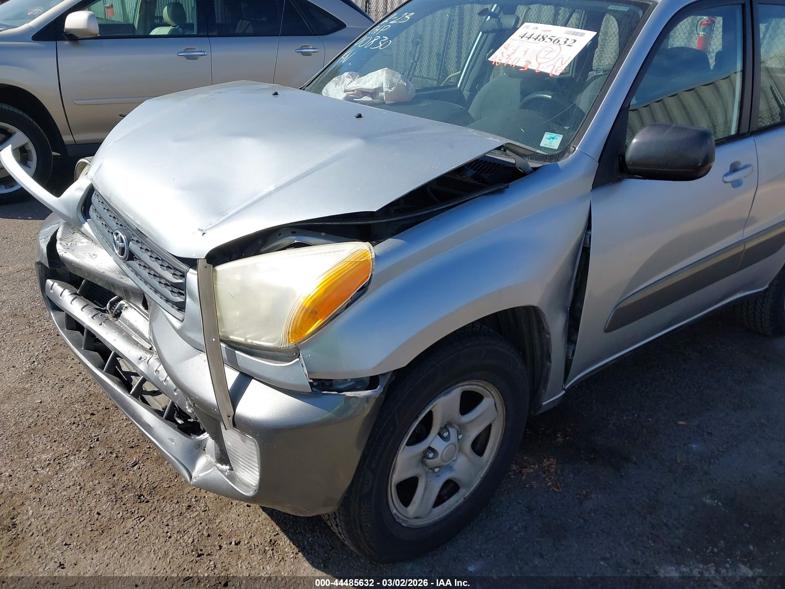 2003 Toyota Rav4 Silver vin: JTEGH20V430100830