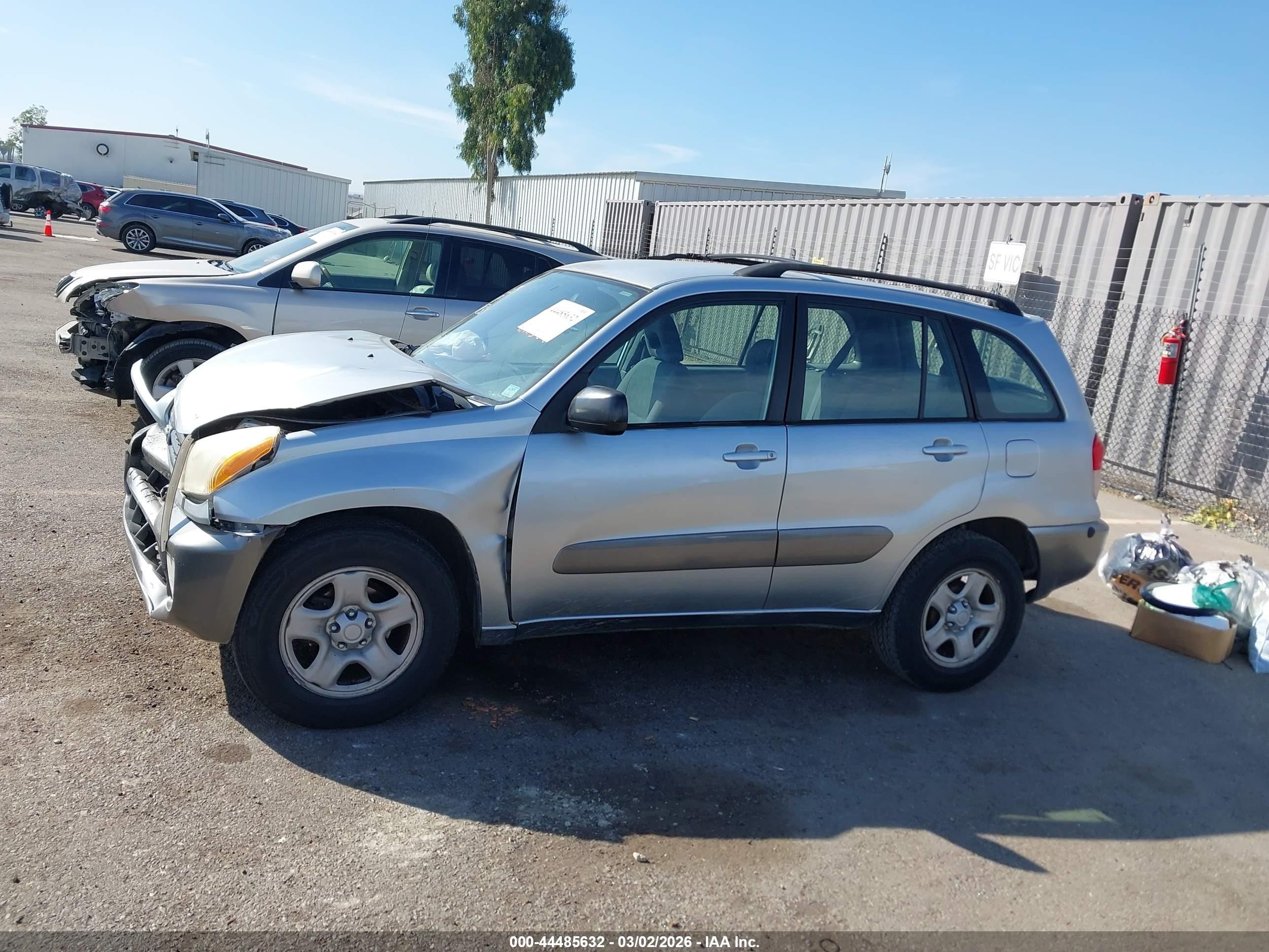 2003 Toyota Rav4 Silver vin: JTEGH20V430100830