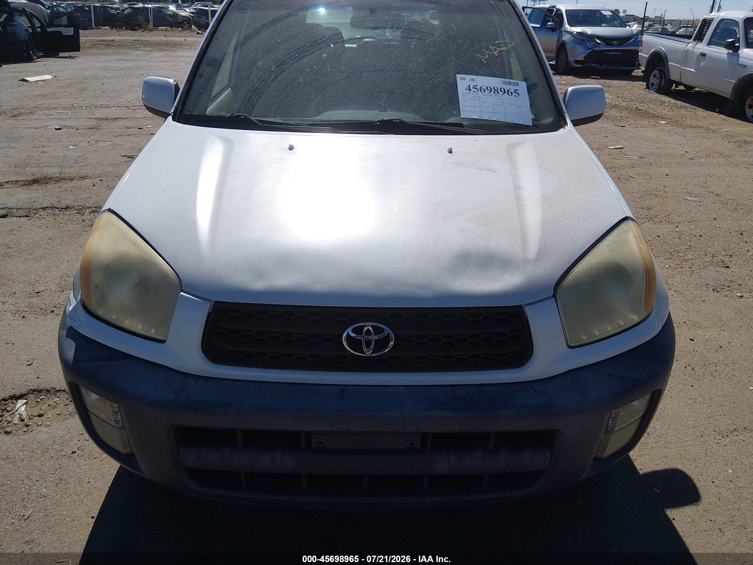 2003 Toyota Rav4   Белый vin: JTEGH20V430101962