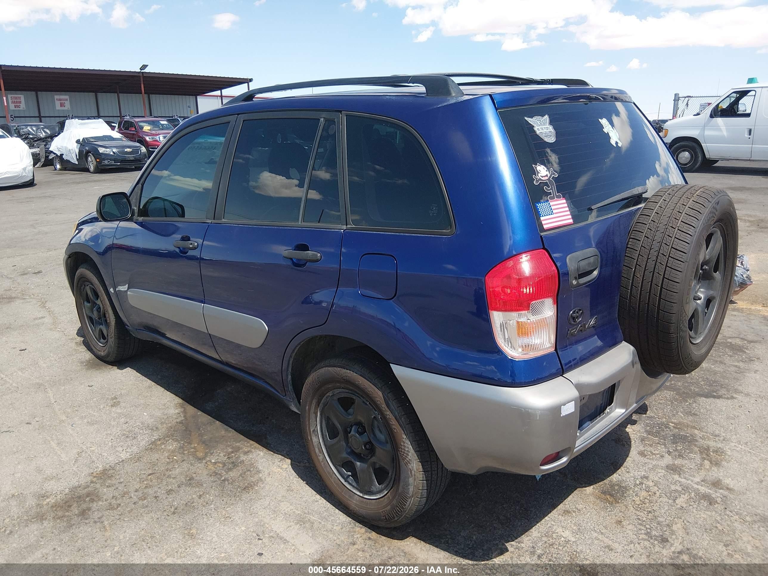2003 Toyota Rav4   Blue vin: JTEGH20V430106837