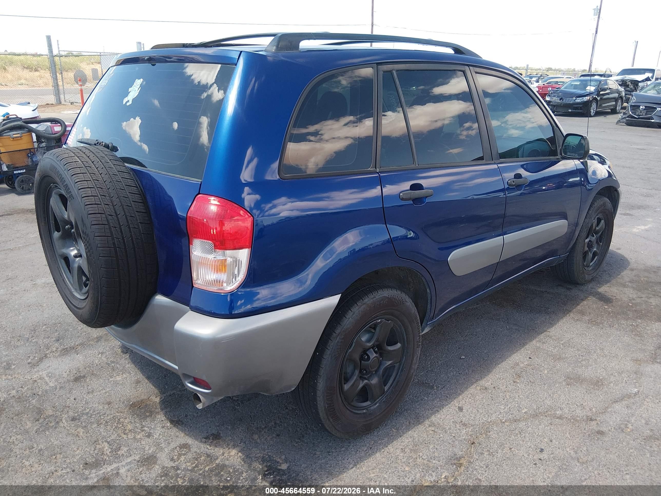 2003 Toyota Rav4   Blue vin: JTEGH20V430106837