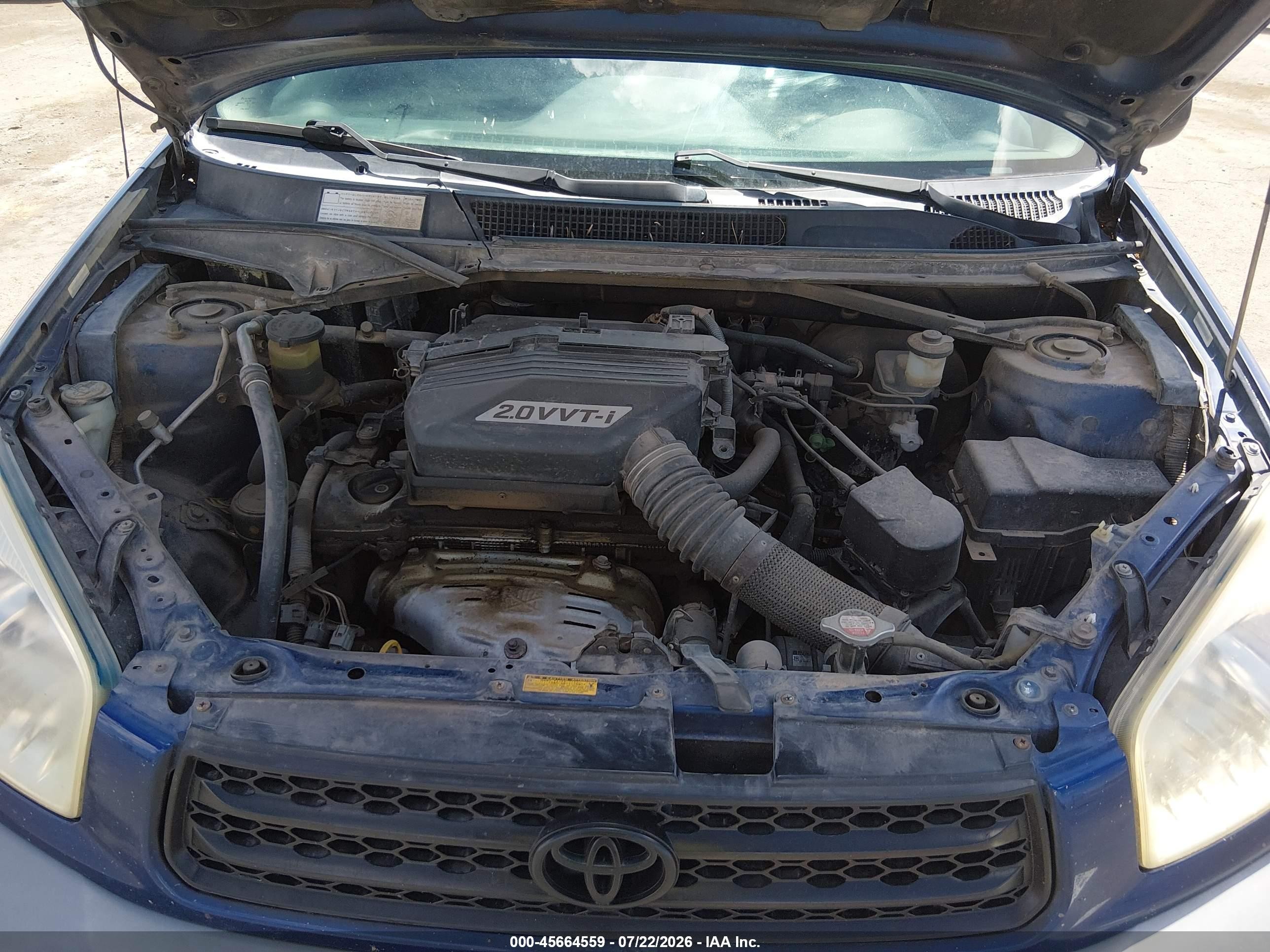 2003 Toyota Rav4   Blue vin: JTEGH20V430106837