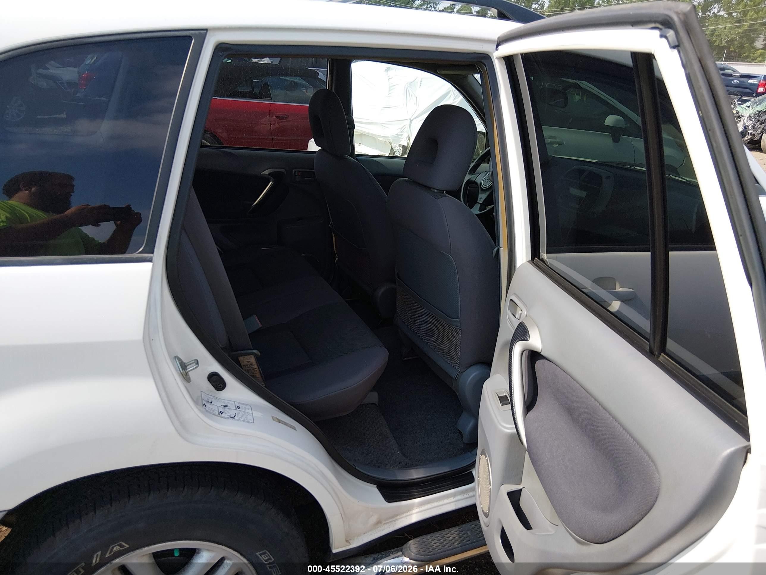 2001 Toyota Rav4   White vin: JTEGH20V510028498