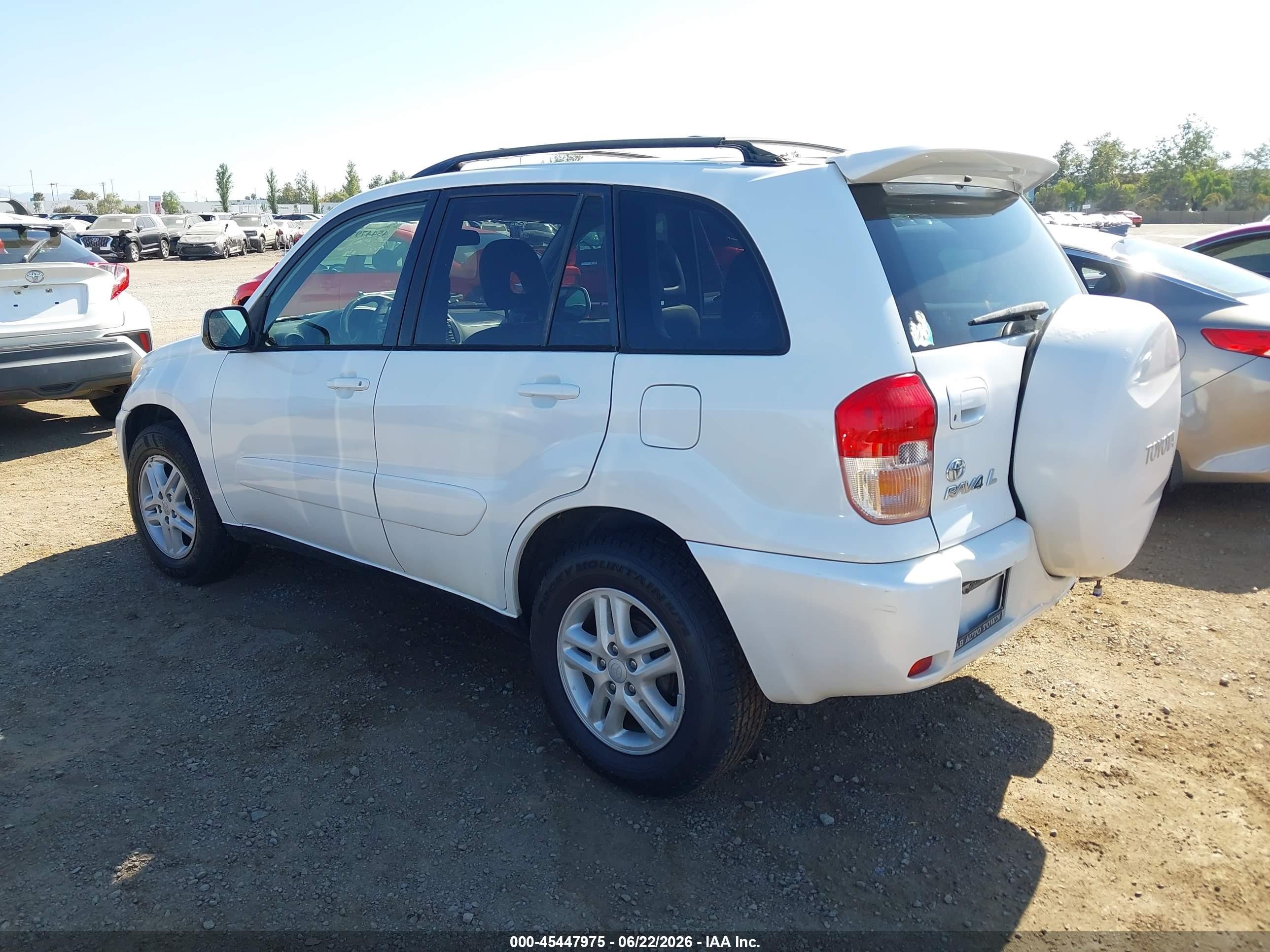 2002 Toyota Rav4   White vin: JTEGH20V520050972