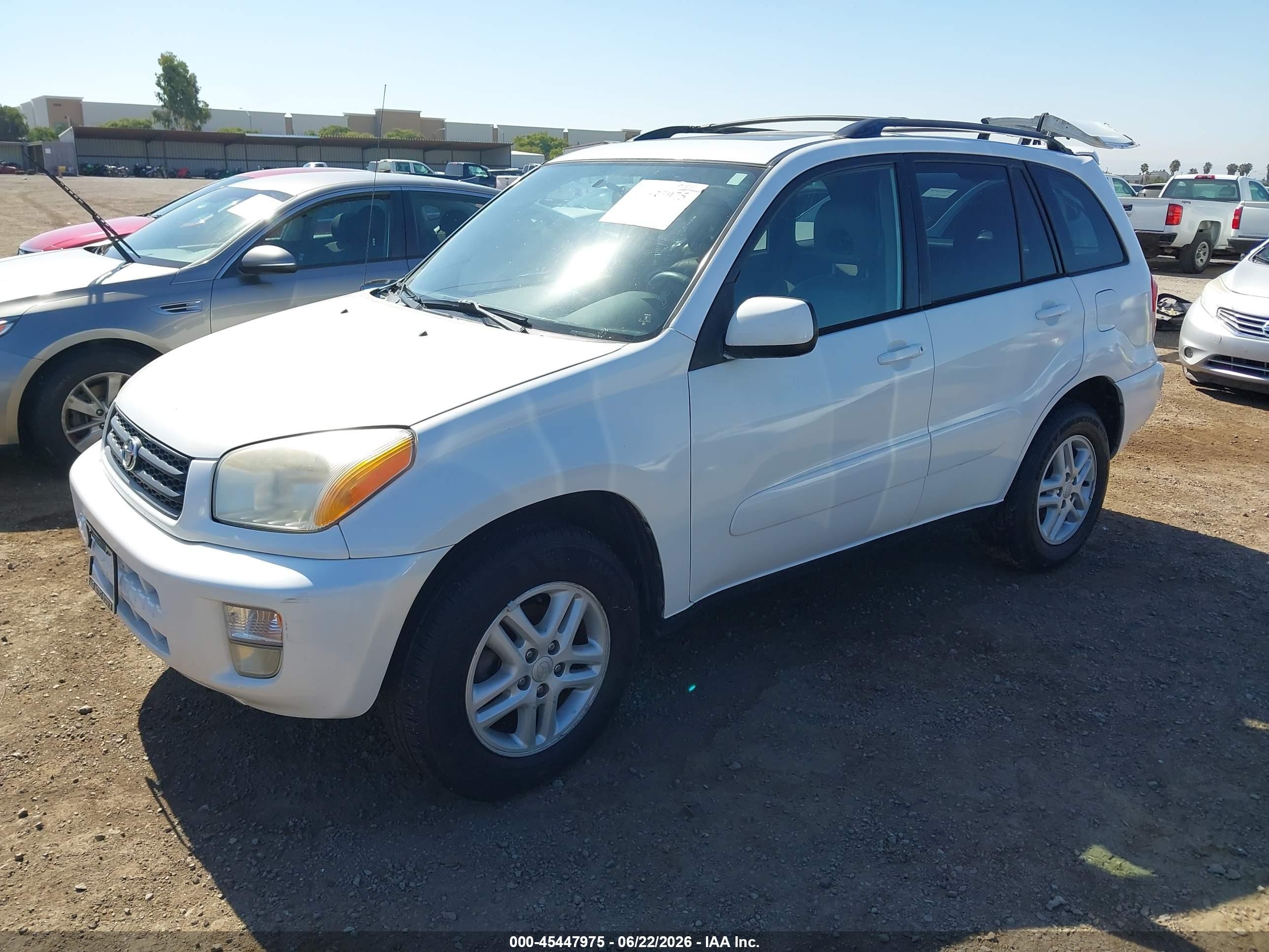 2002 Toyota Rav4   White vin: JTEGH20V520050972