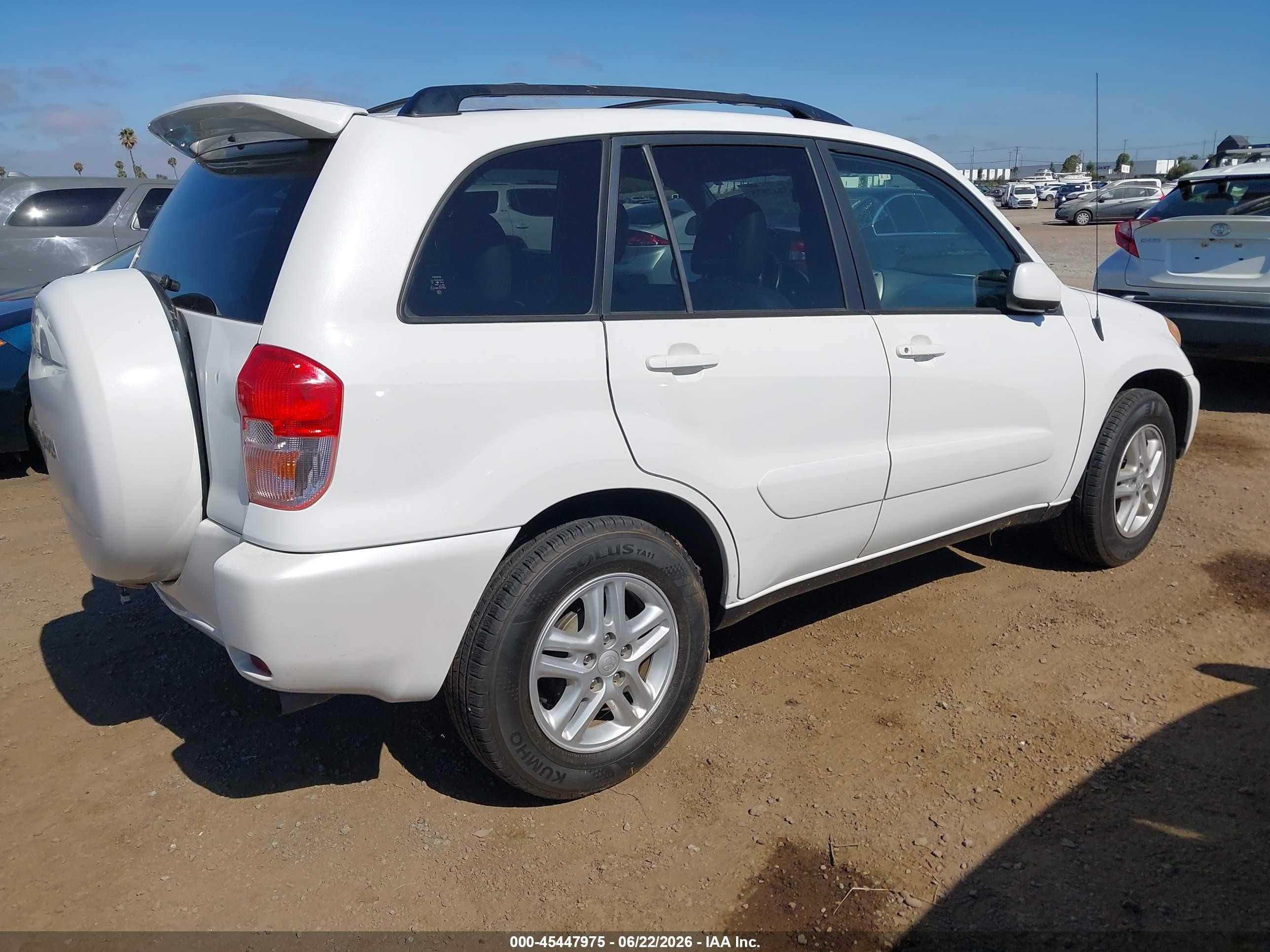 2002 Toyota Rav4   White vin: JTEGH20V520050972