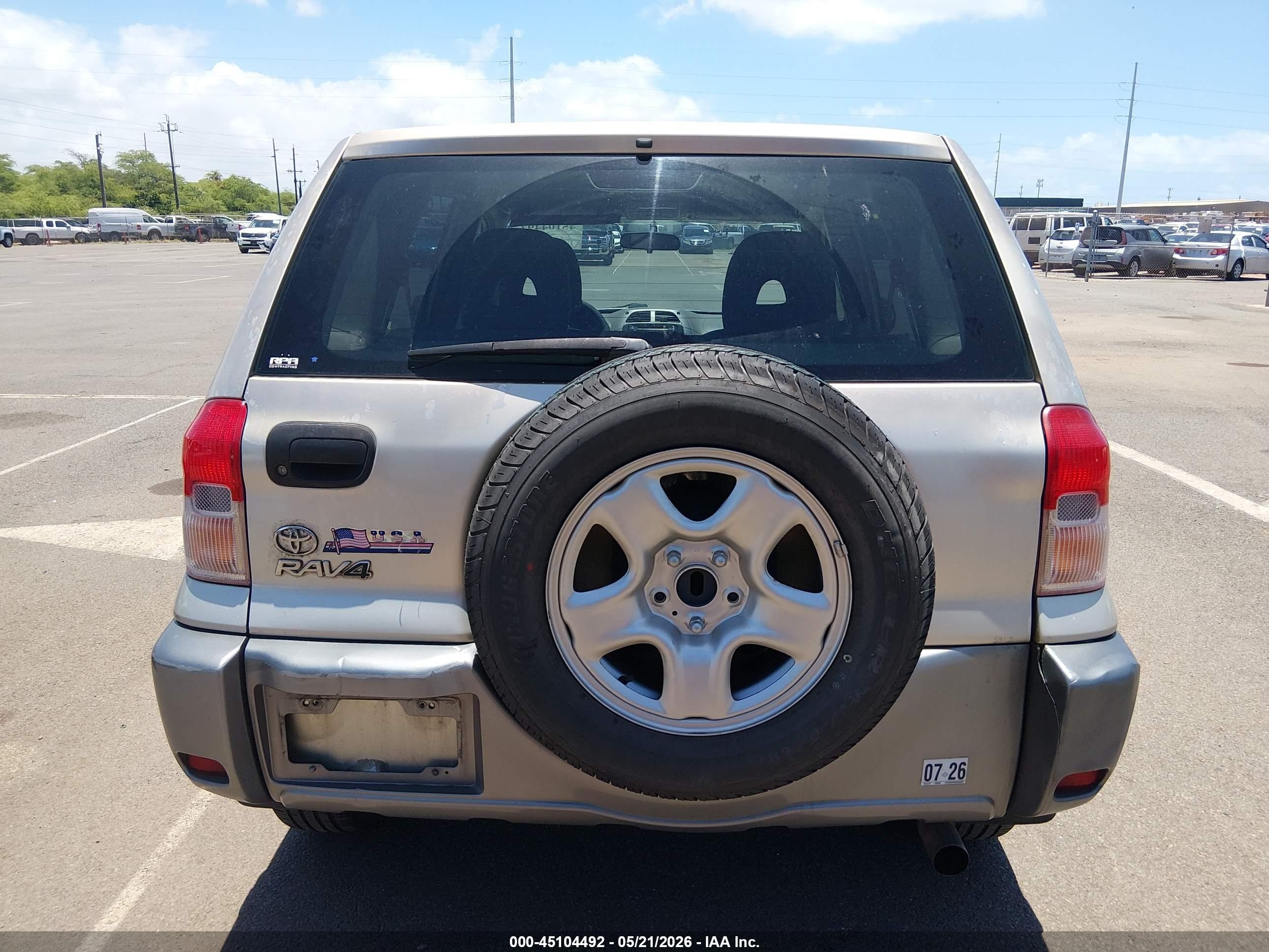 2002 Toyota Rav4   Brown vin: JTEGH20V520055587