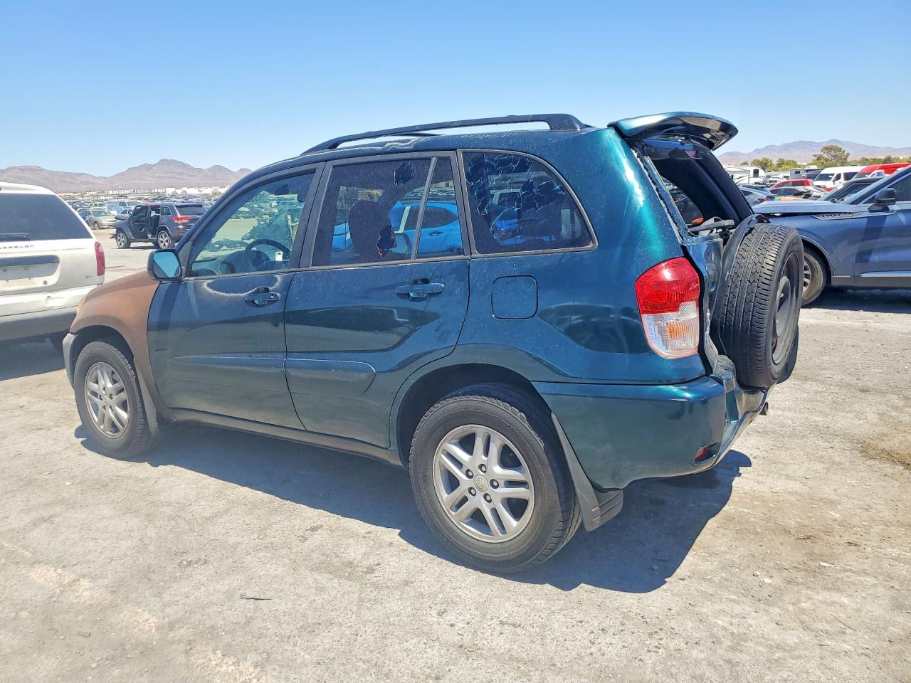 2002 Toyota Rav4 Base Green vin: JTEGH20V520060725
