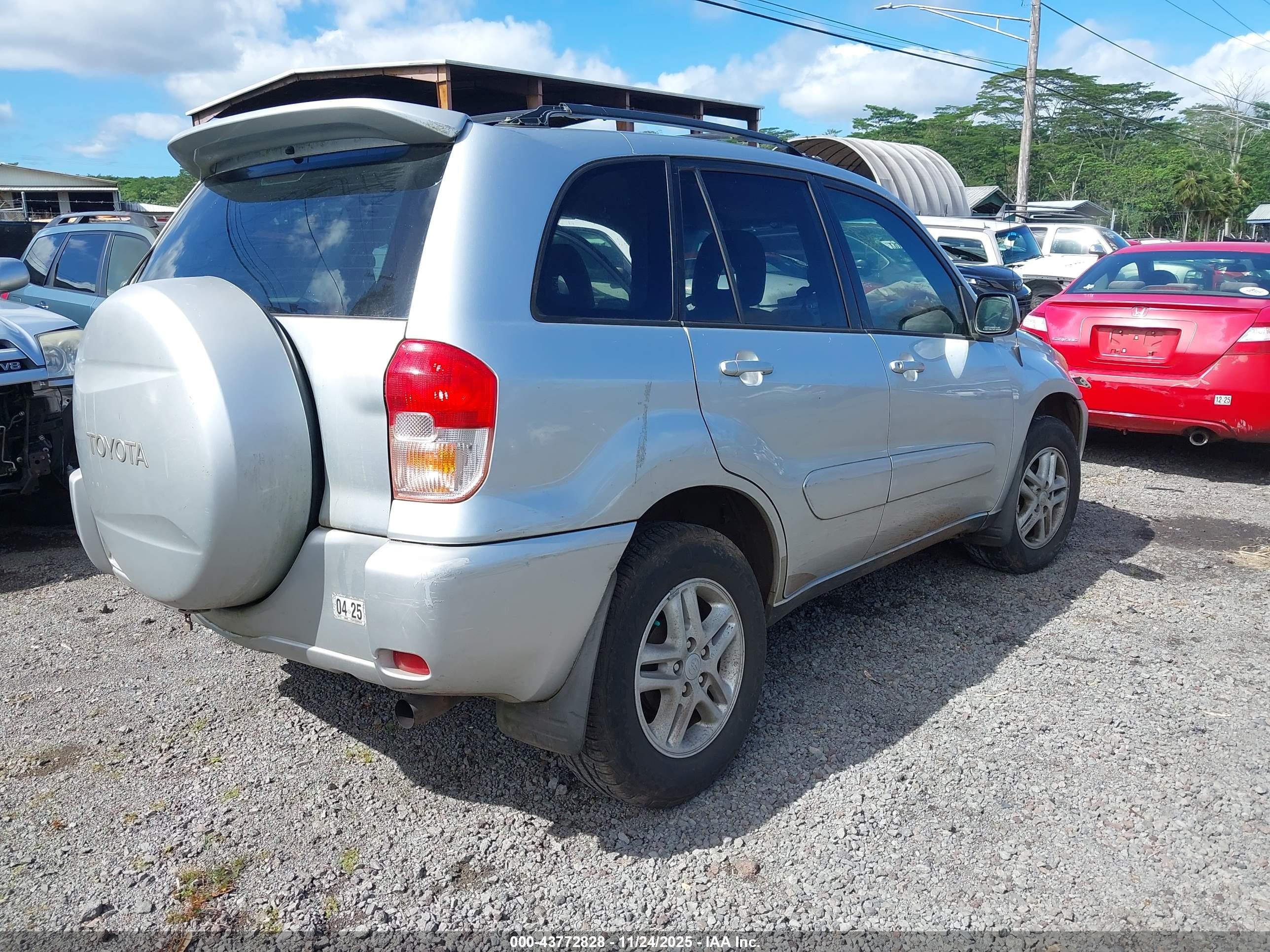 2002 Toyota Rav4   Silver vin: JTEGH20V520066539