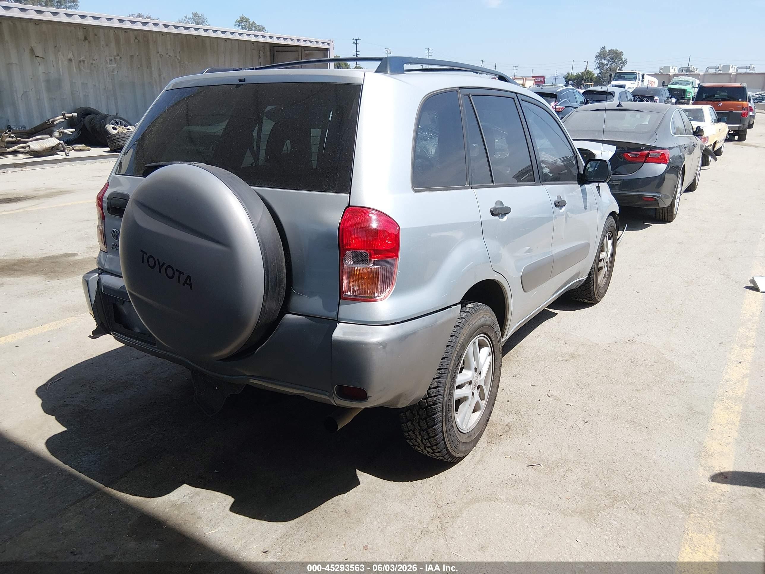 2002 Toyota Rav4 Silver vin: JTEGH20V520066718