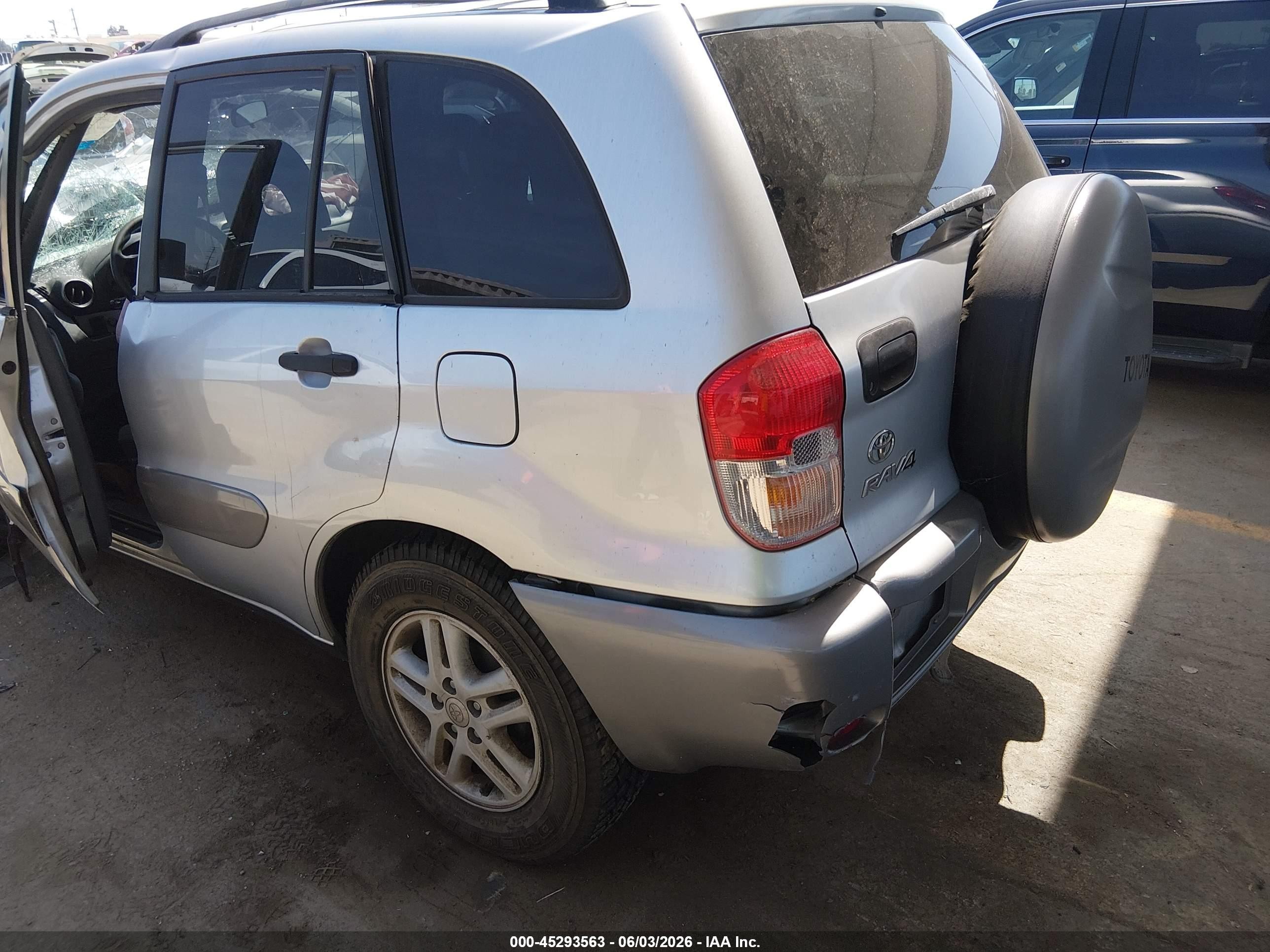 2002 Toyota Rav4 Silver vin: JTEGH20V520066718