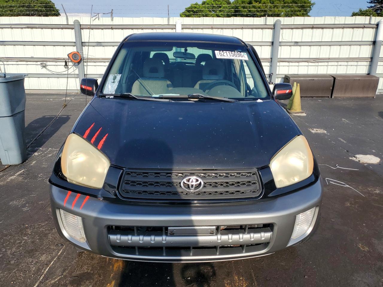 2002 Toyota Rav4 Base Black vin: JTEGH20V520074592