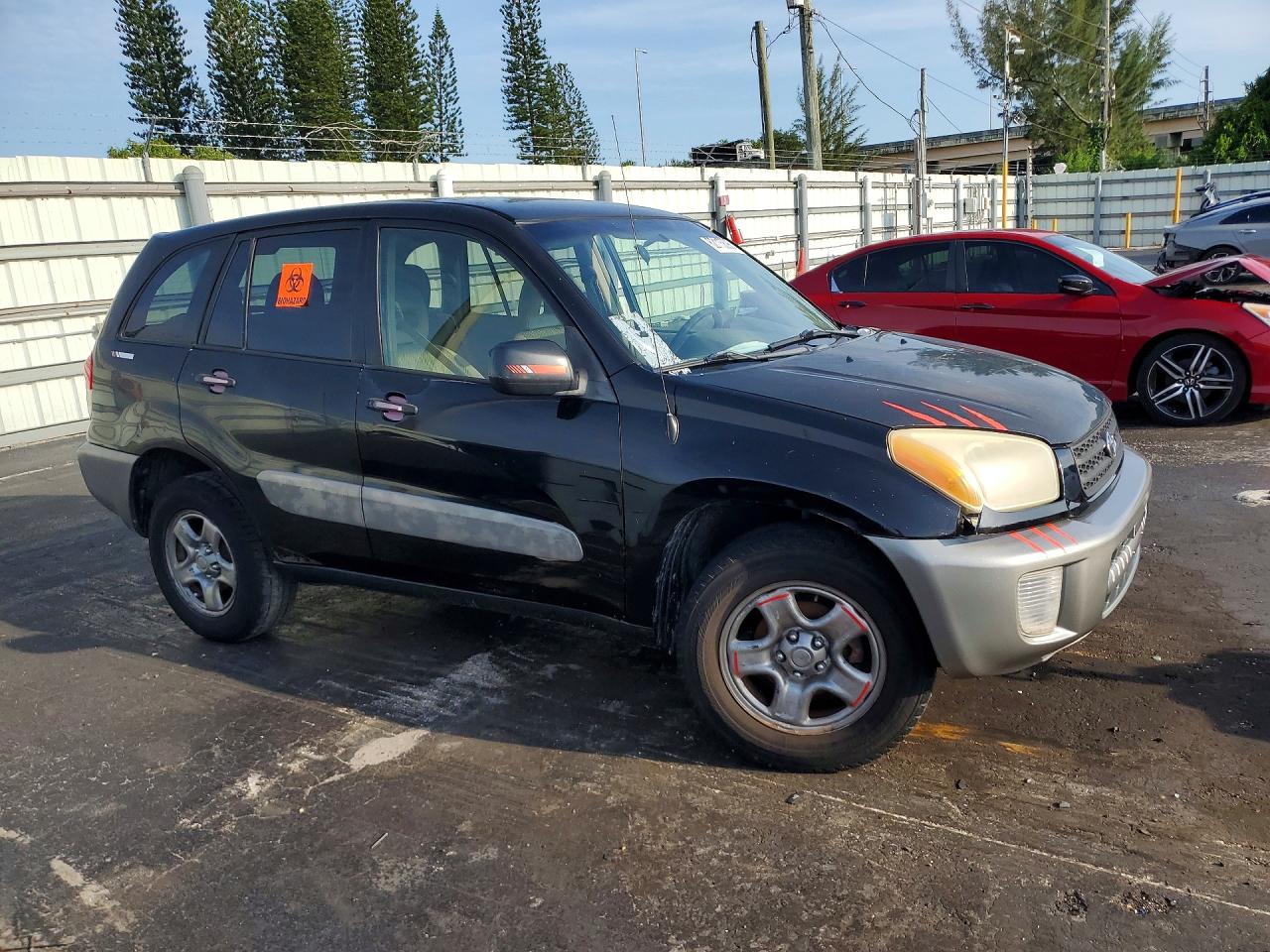 2002 Toyota Rav4 Base Black vin: JTEGH20V520074592