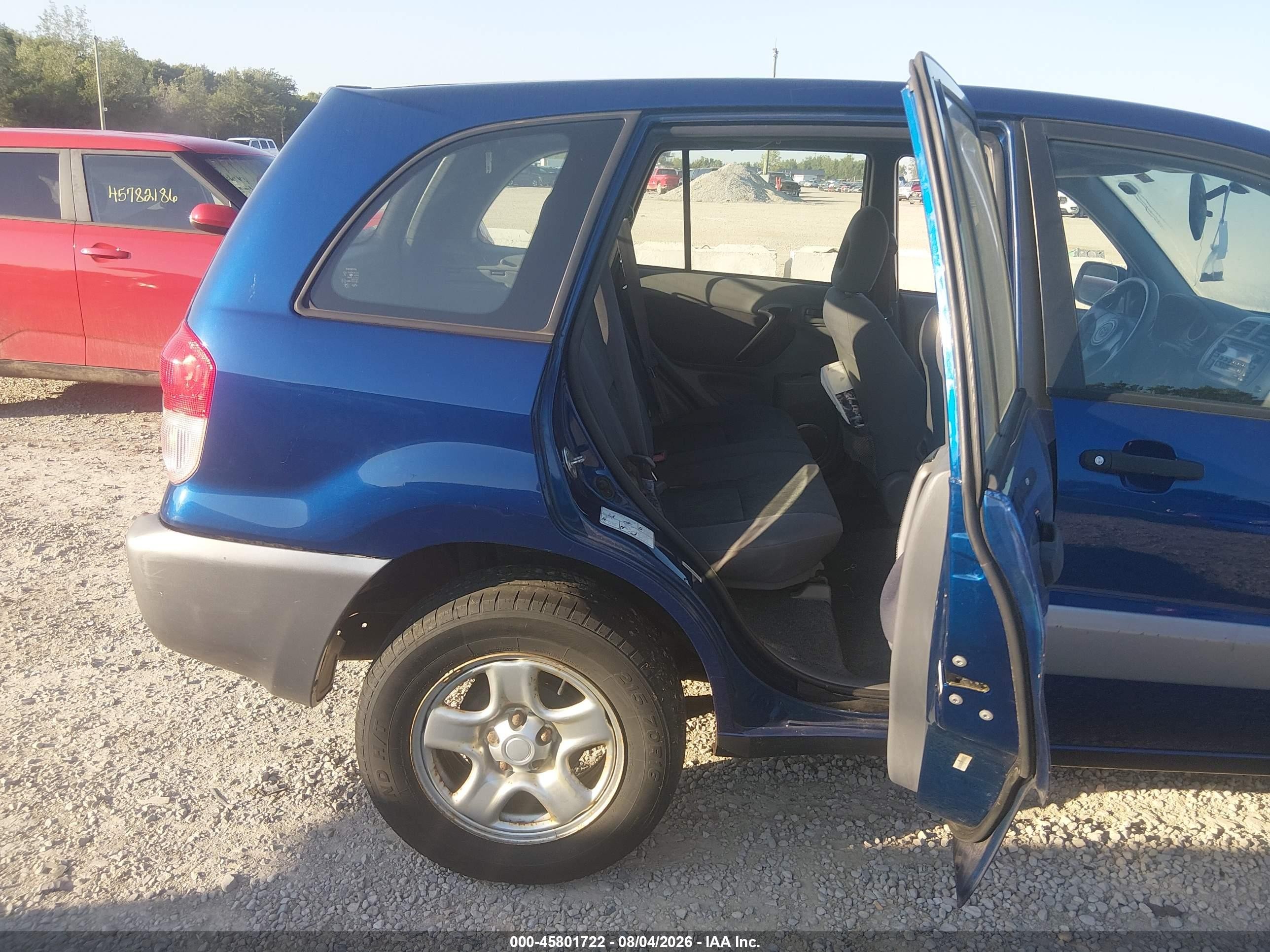 2002 Toyota Rav4   Синий vin: JTEGH20V520077802