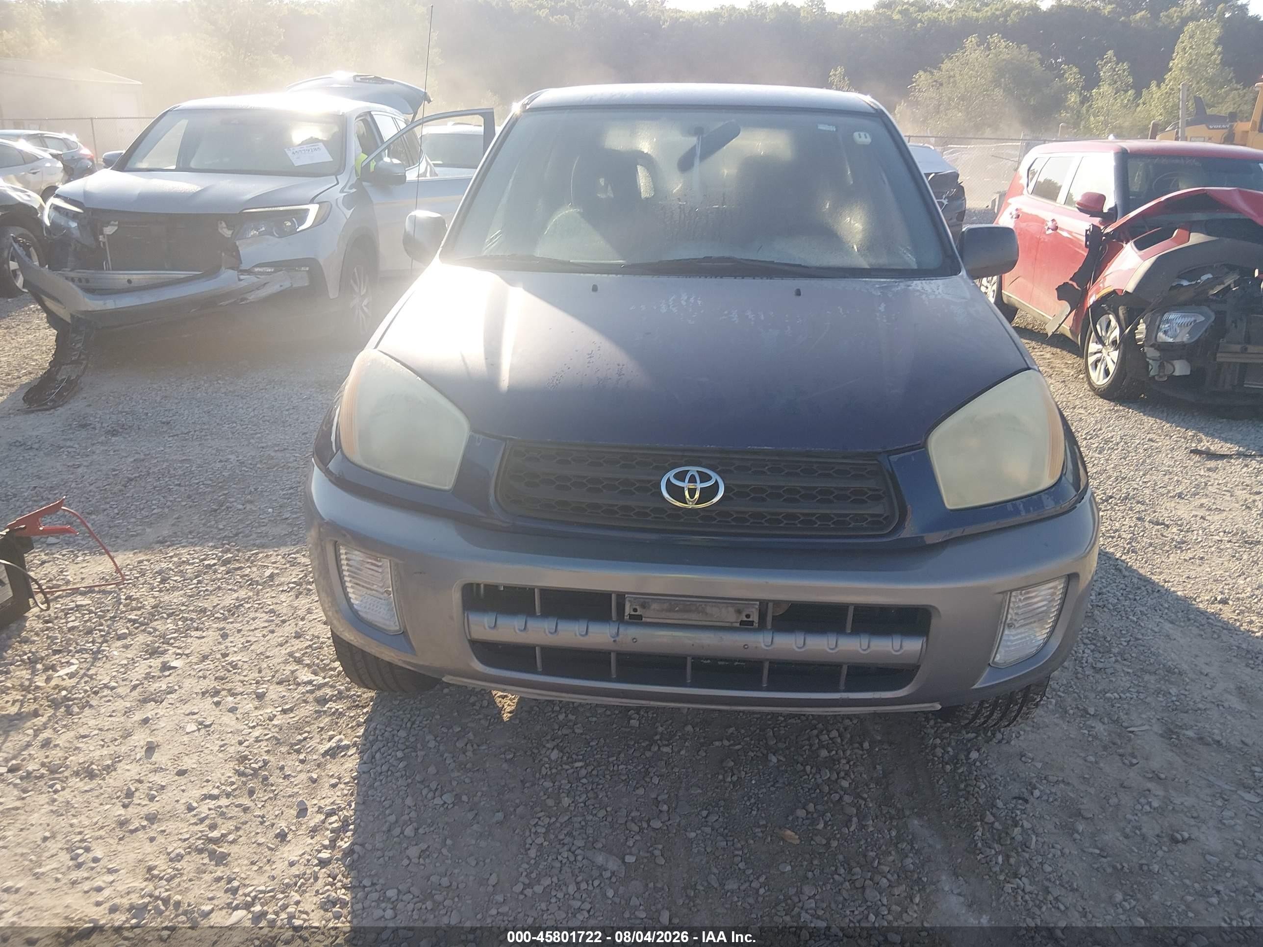 2002 Toyota Rav4   Синий vin: JTEGH20V520077802