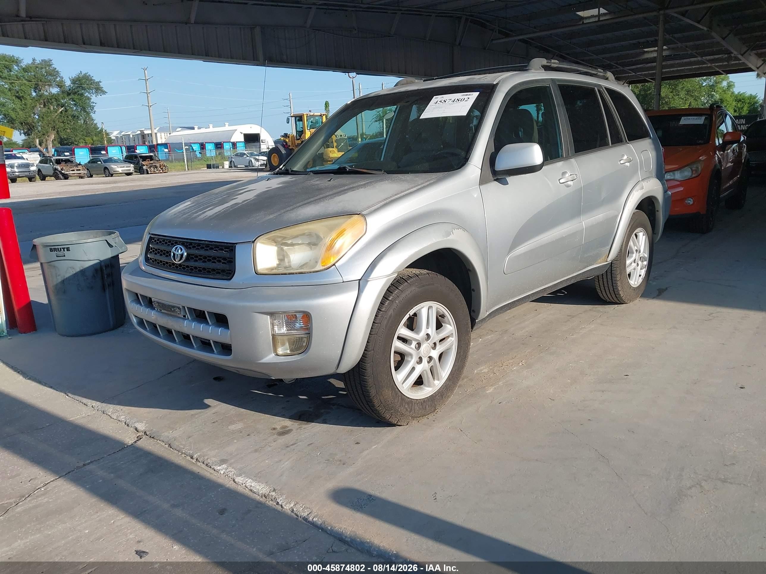2002 Toyota Rav4   Silver vin: JTEGH20V520078688