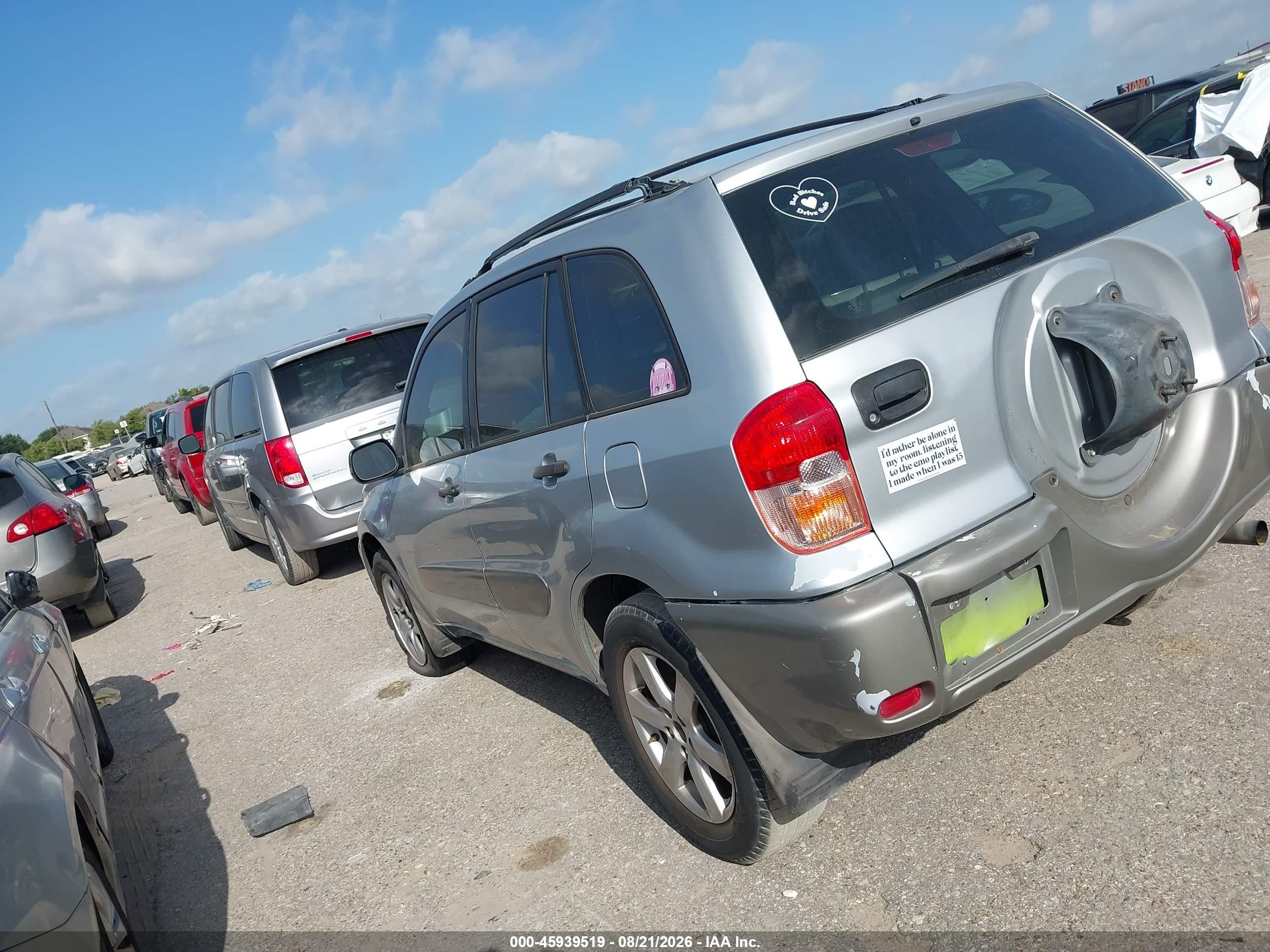 2002 Toyota Rav4   Silver vin: JTEGH20V526003017