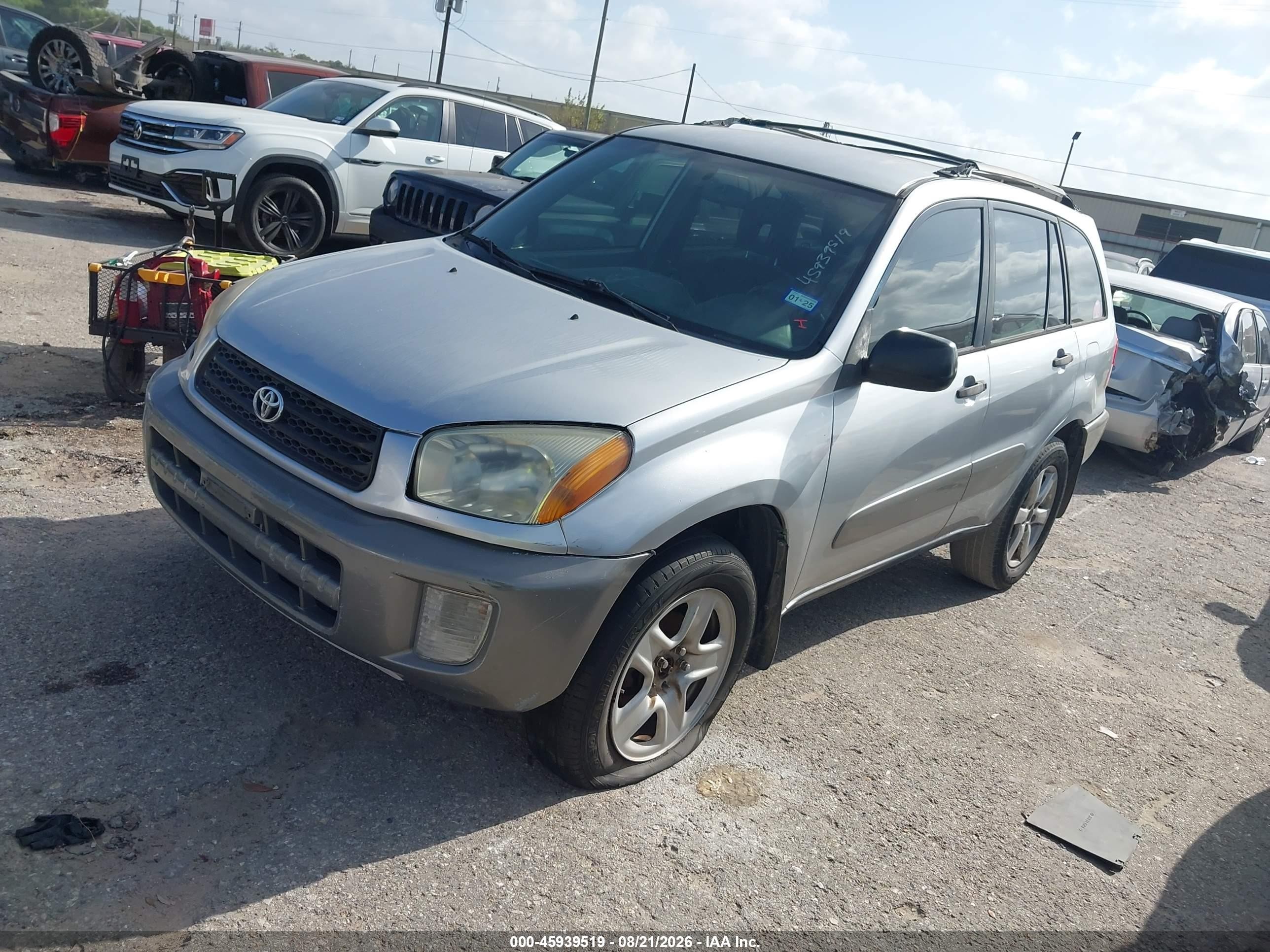 2002 Toyota Rav4   Silver vin: JTEGH20V526003017