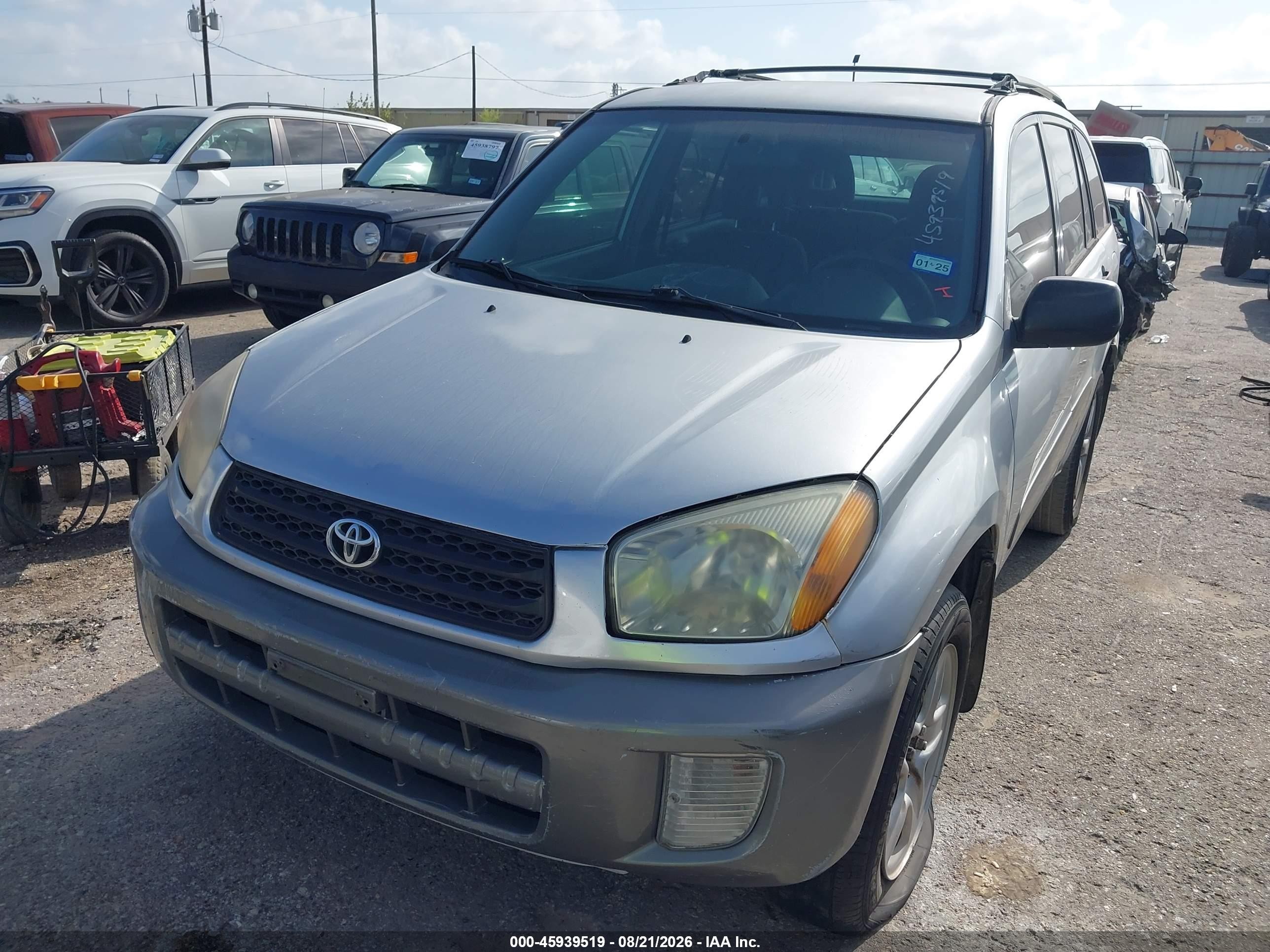 2002 Toyota Rav4   Silver vin: JTEGH20V526003017