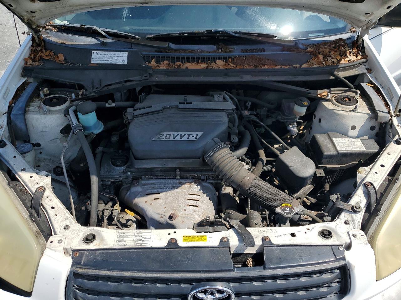 2003 Toyota Rav4 Base White vin: JTEGH20V530084489