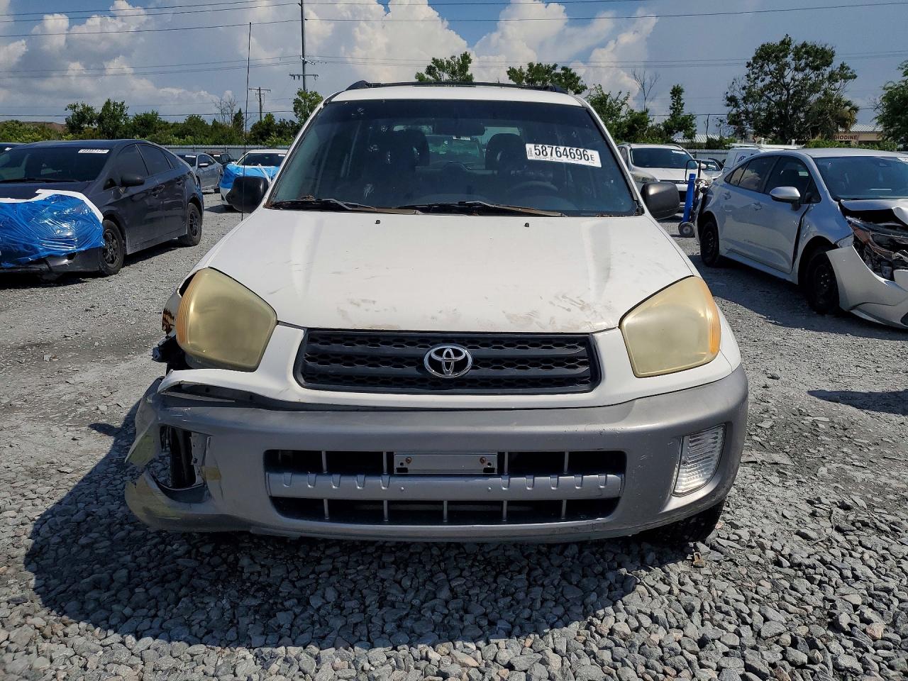 2003 Toyota Rav4 Base White vin: JTEGH20V530084489