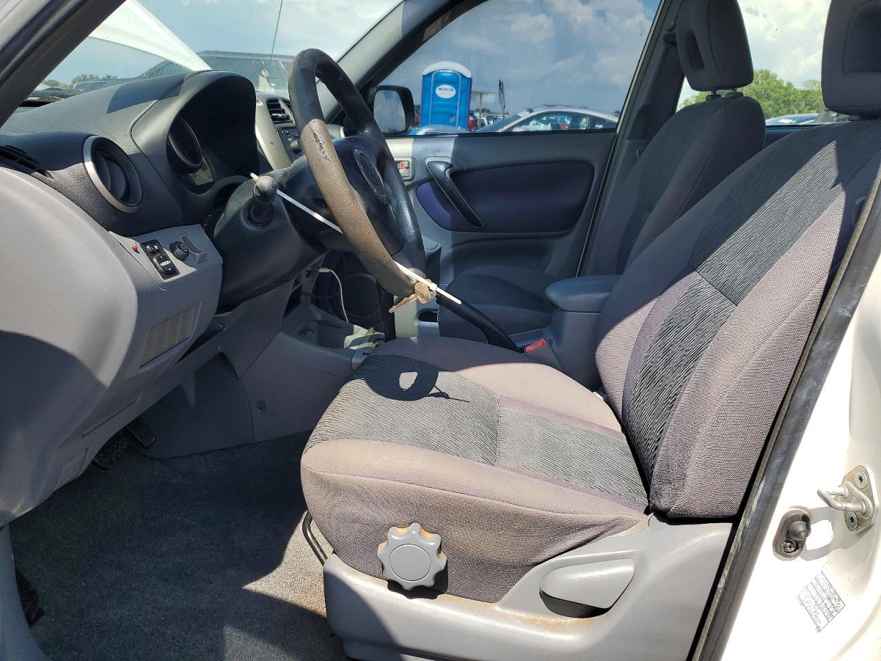 2003 Toyota Rav4 Base White vin: JTEGH20V530084489