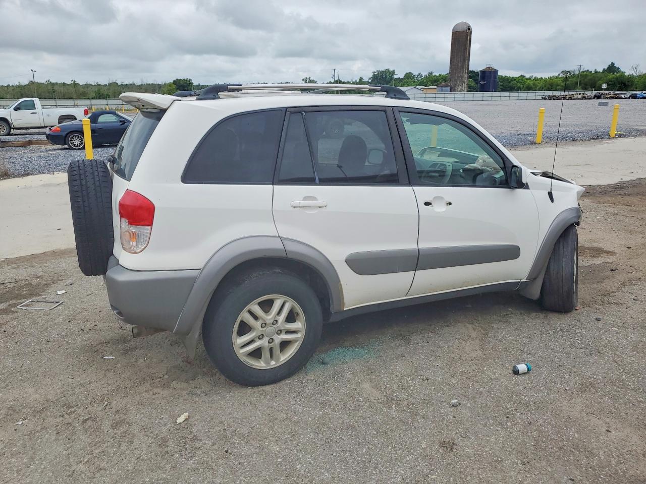 2003 Toyota Rav4 Base White vin: JTEGH20V530090566
