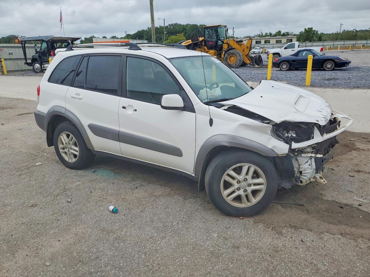 2003 Toyota Rav4 Base White vin: JTEGH20V530090566