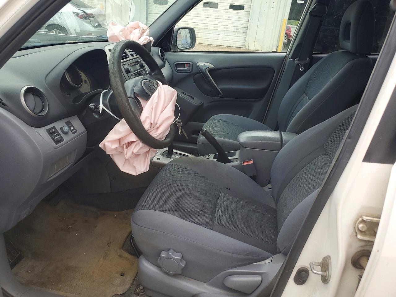 2003 Toyota Rav4 Base White vin: JTEGH20V530090566