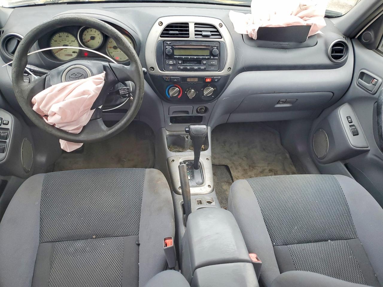 2003 Toyota Rav4 Base White vin: JTEGH20V530090566