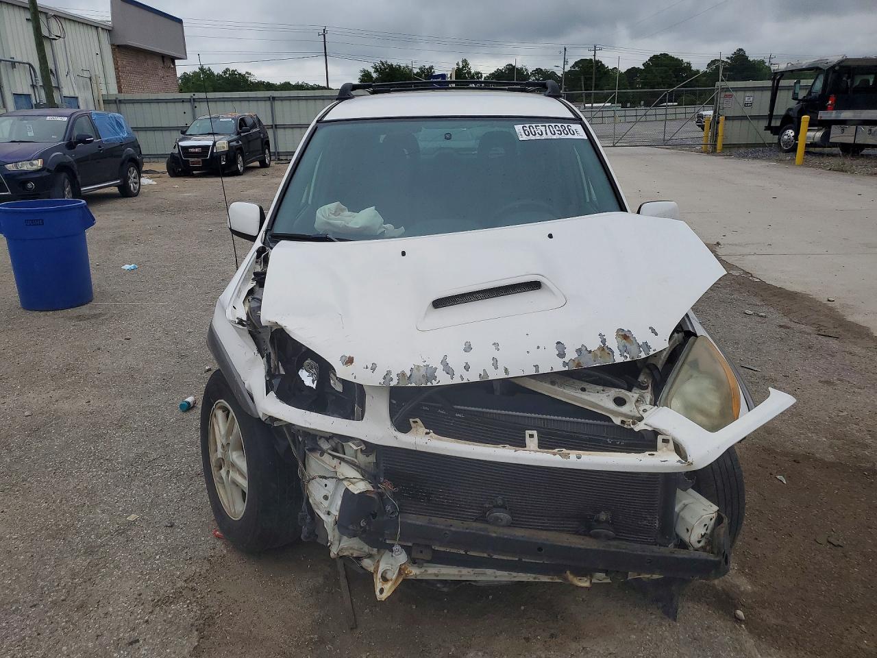 2003 Toyota Rav4 Base White vin: JTEGH20V530090566
