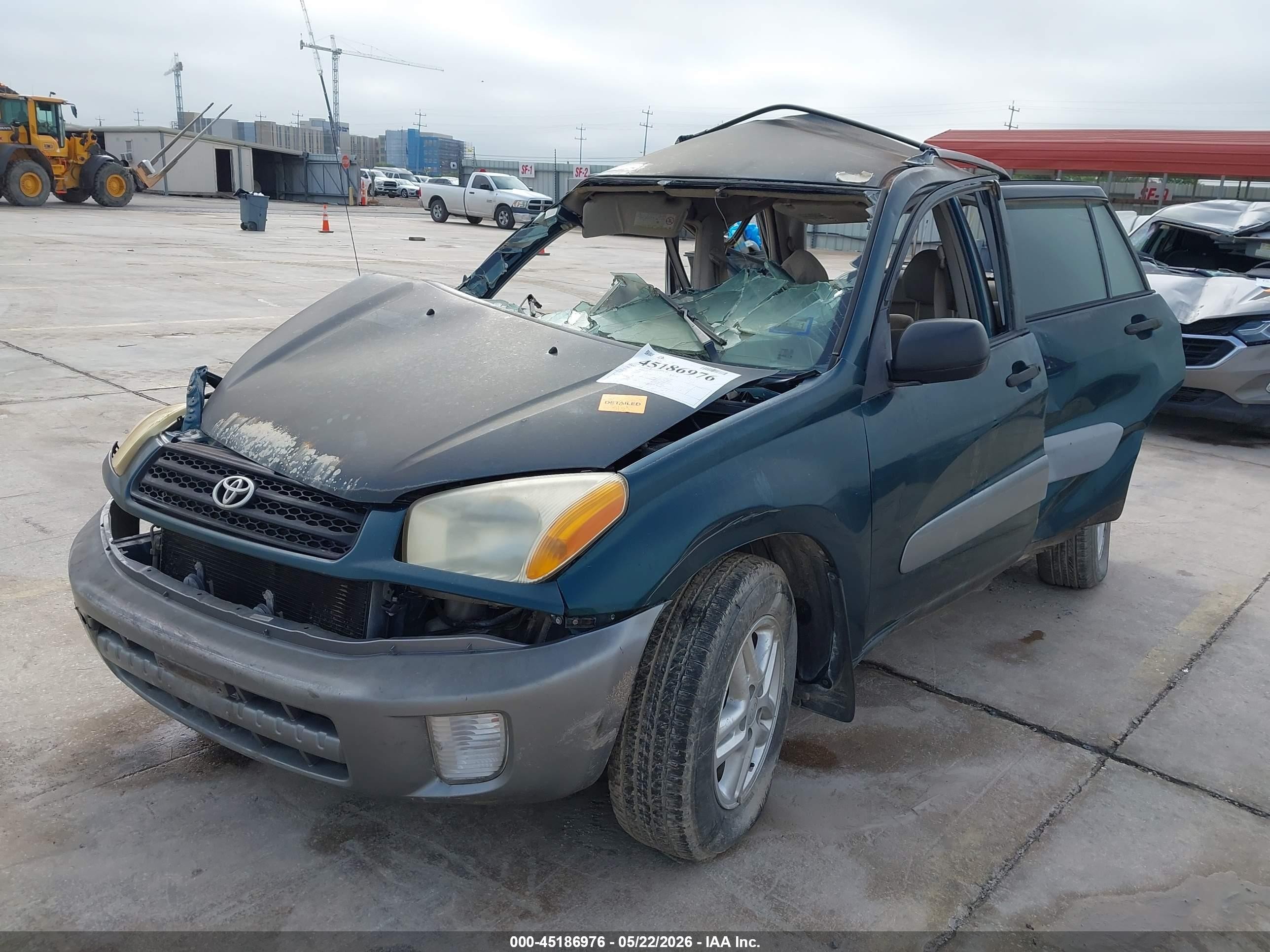 2003 Toyota Rav4   Green vin: JTEGH20V530094228