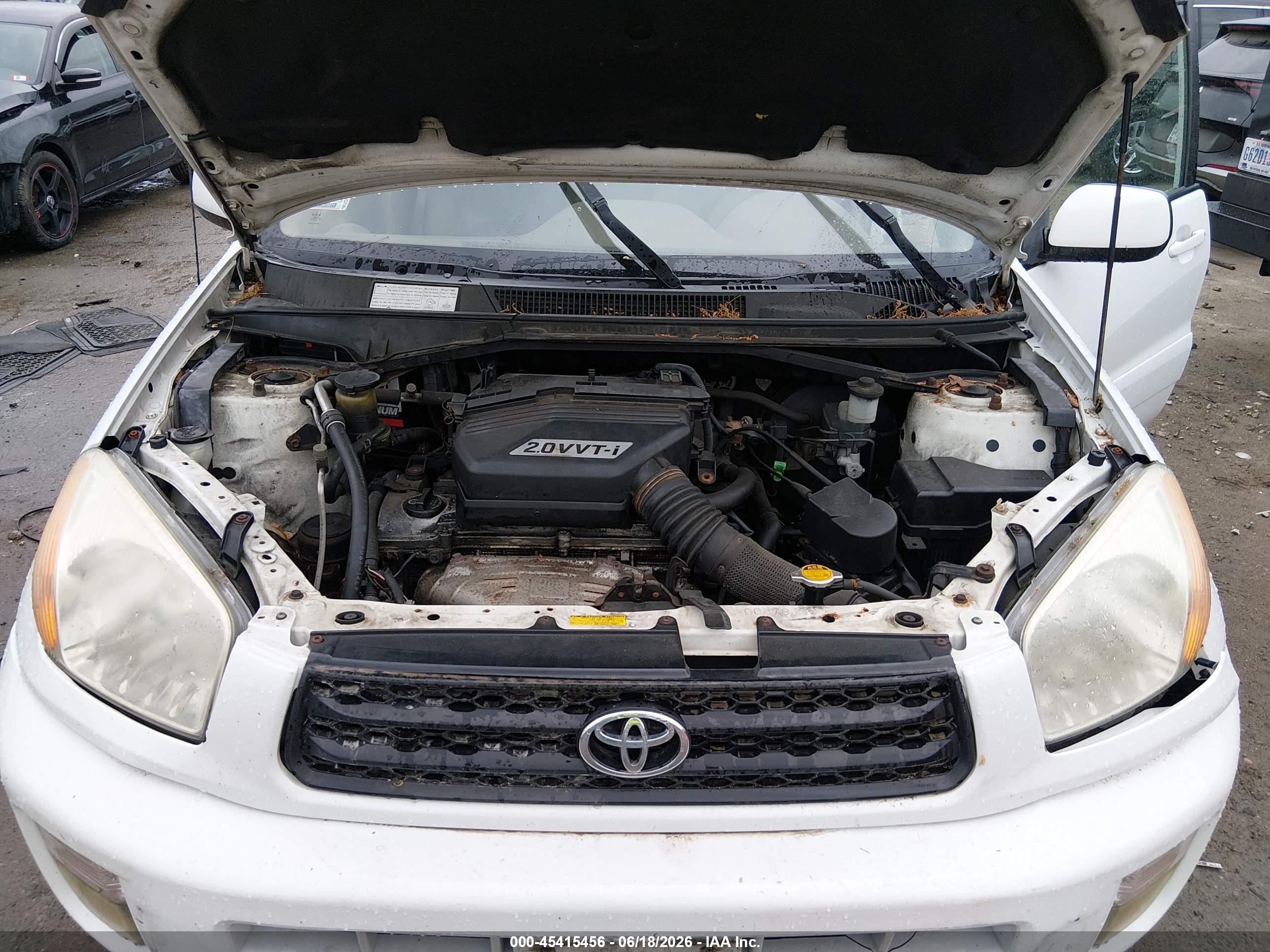 2003 Toyota Rav4   White vin: JTEGH20V530096870