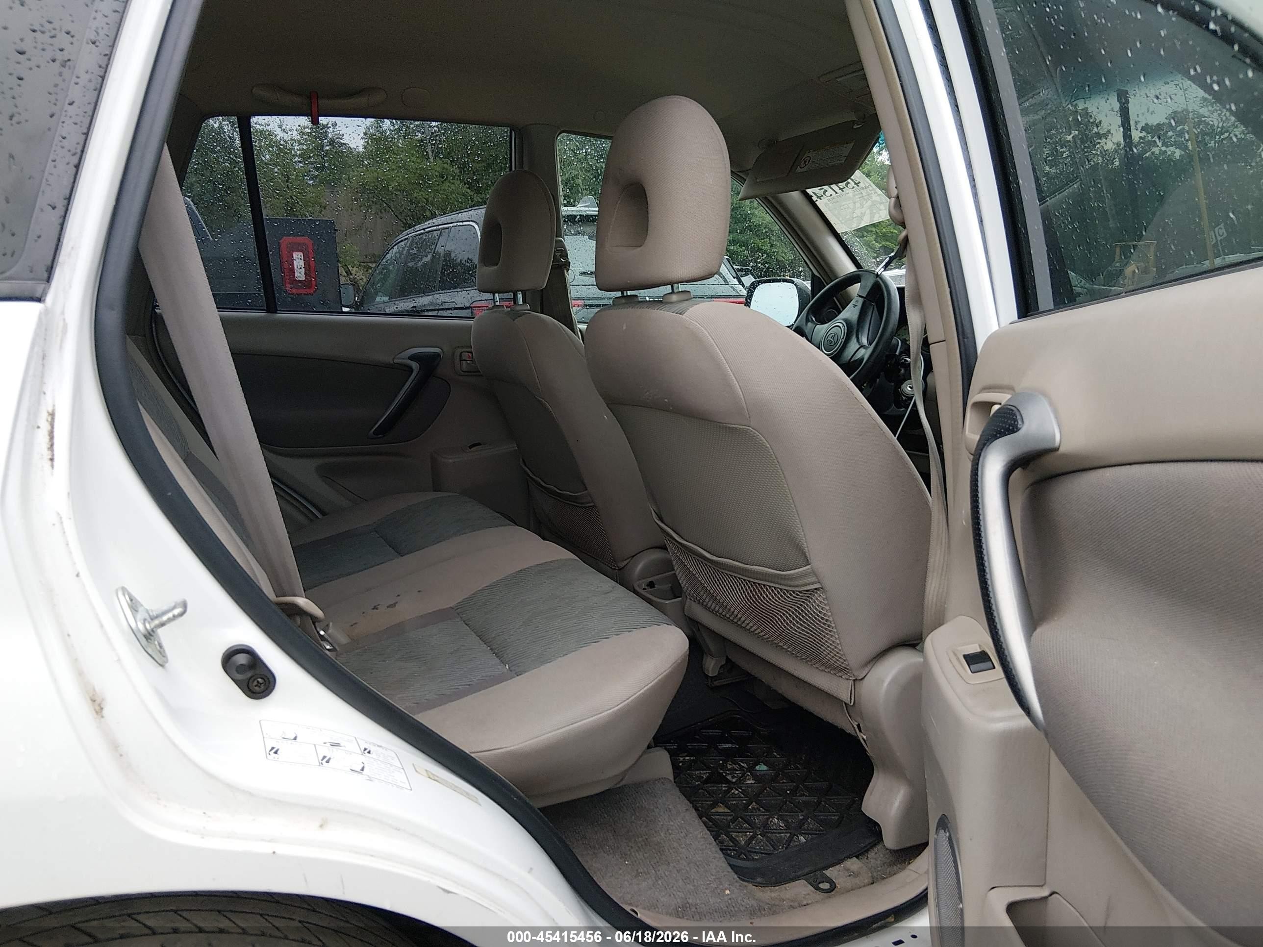 2003 Toyota Rav4   White vin: JTEGH20V530096870