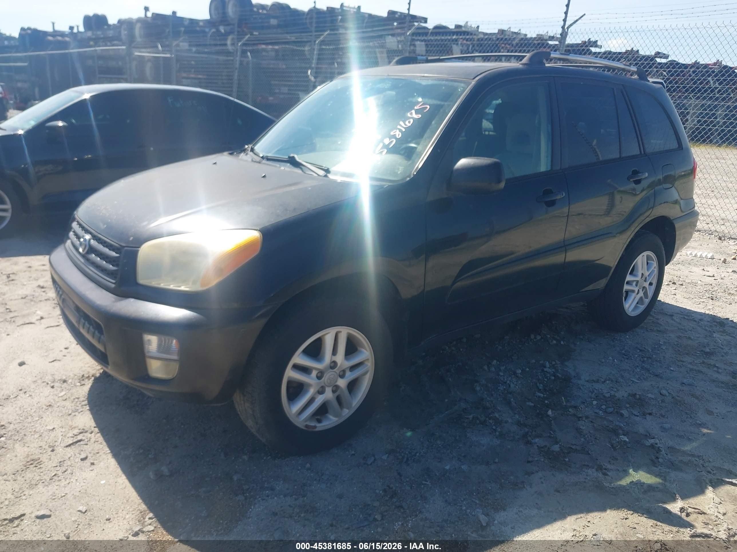 2003 Toyota Rav4   Black vin: JTEGH20V530107446