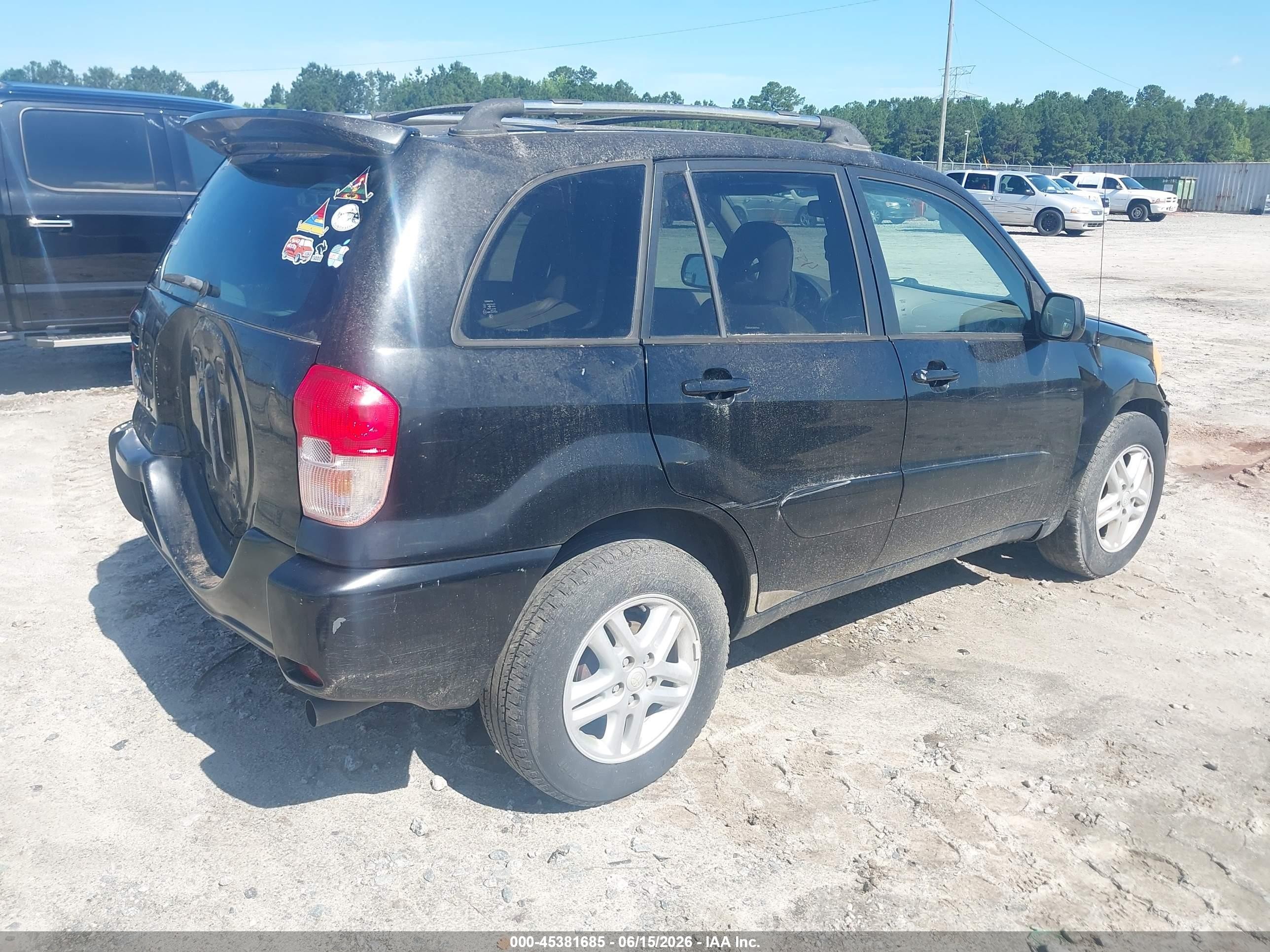 2003 Toyota Rav4   Black vin: JTEGH20V530107446