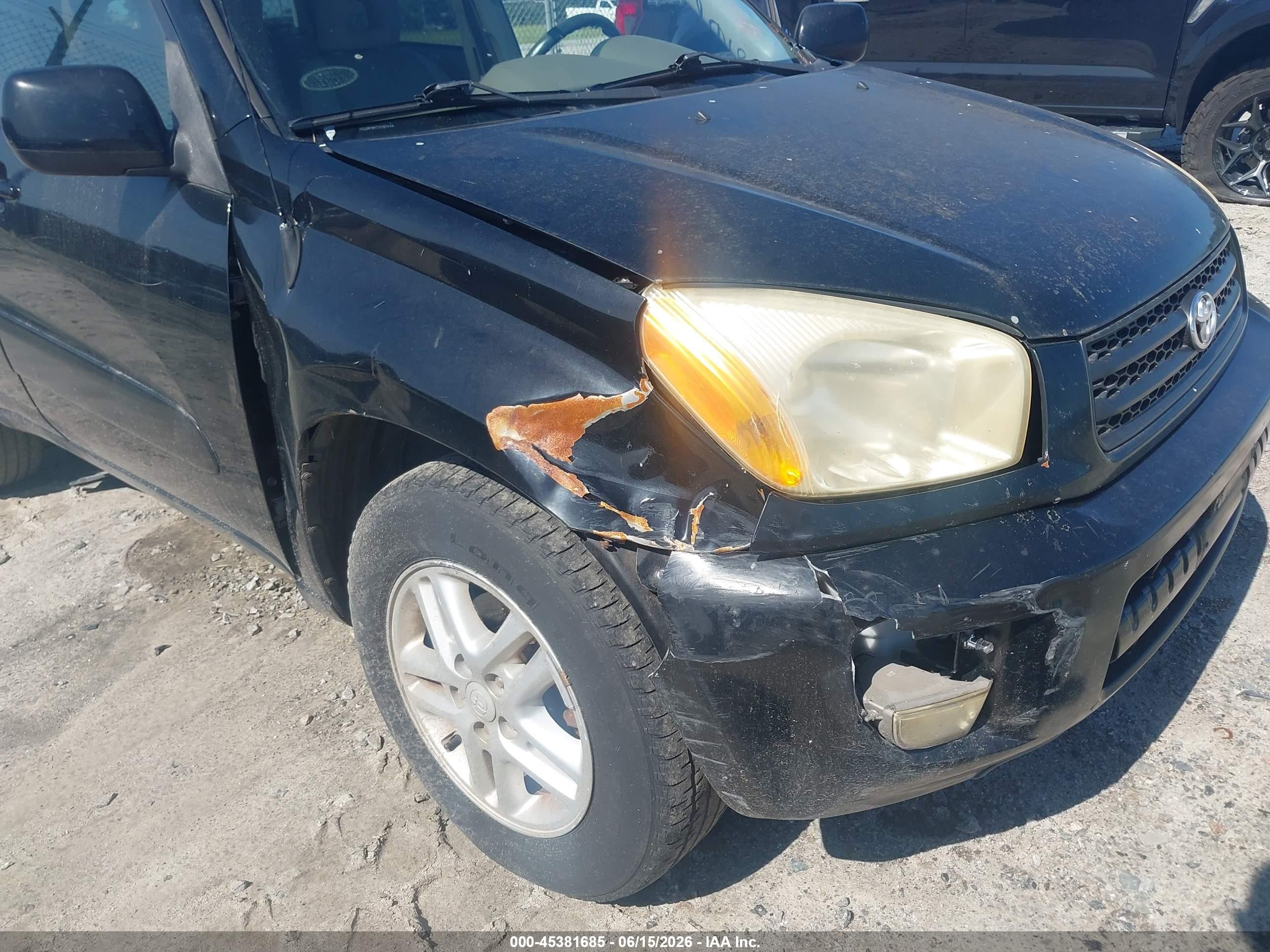 2003 Toyota Rav4   Black vin: JTEGH20V530107446