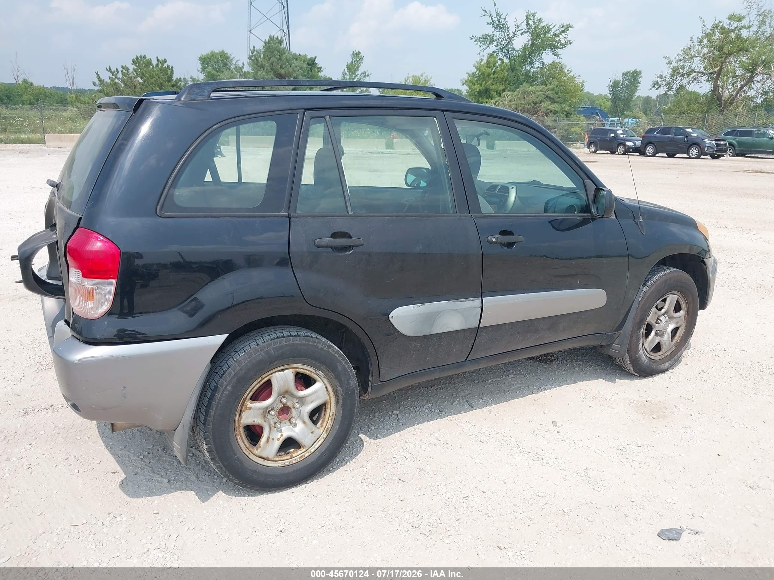 2003 Toyota Rav4   Black vin: JTEGH20V530117572