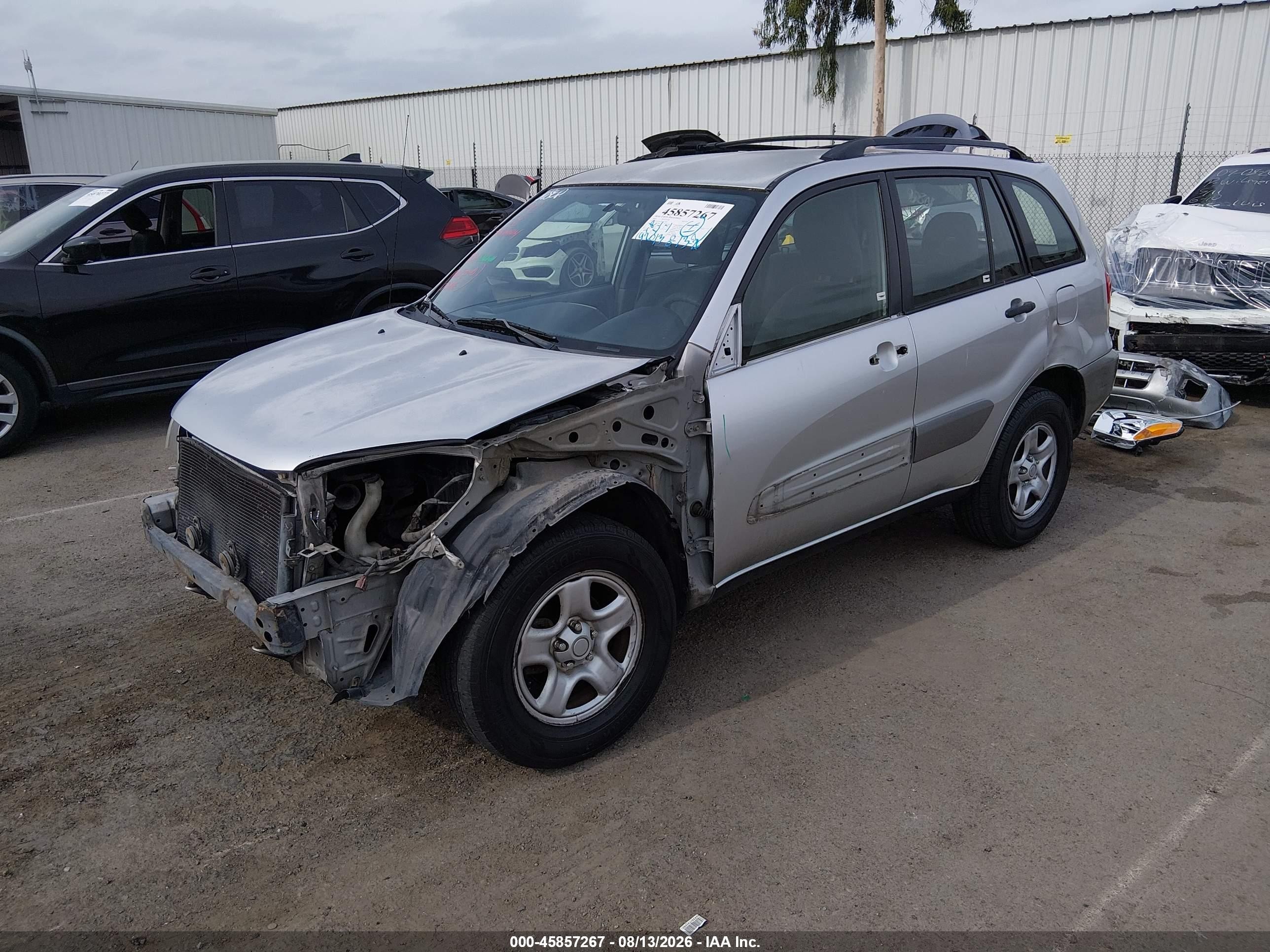 2003 Toyota Rav4   Silver vin: JTEGH20V536013189
