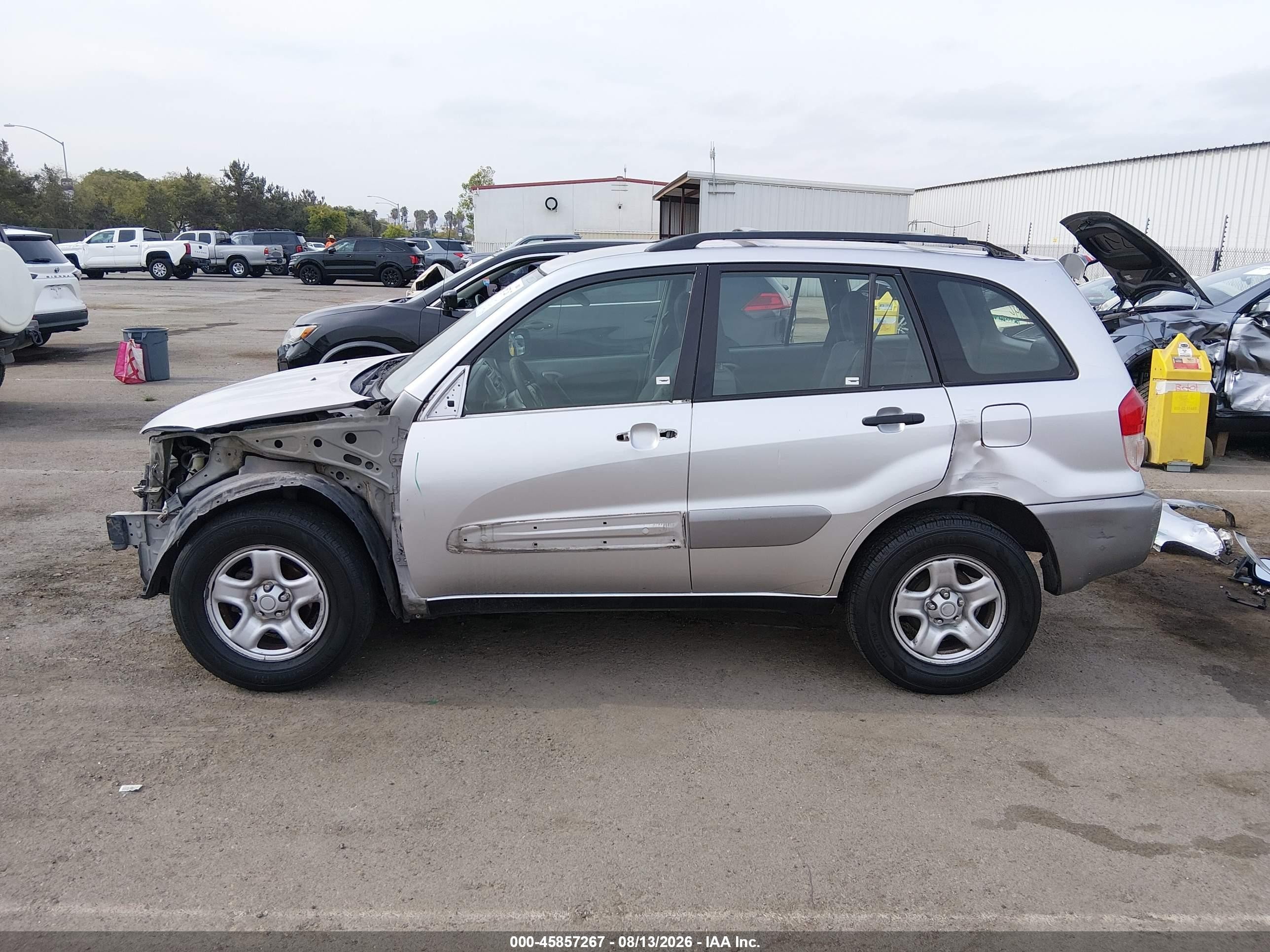 2003 Toyota Rav4   Silver vin: JTEGH20V536013189