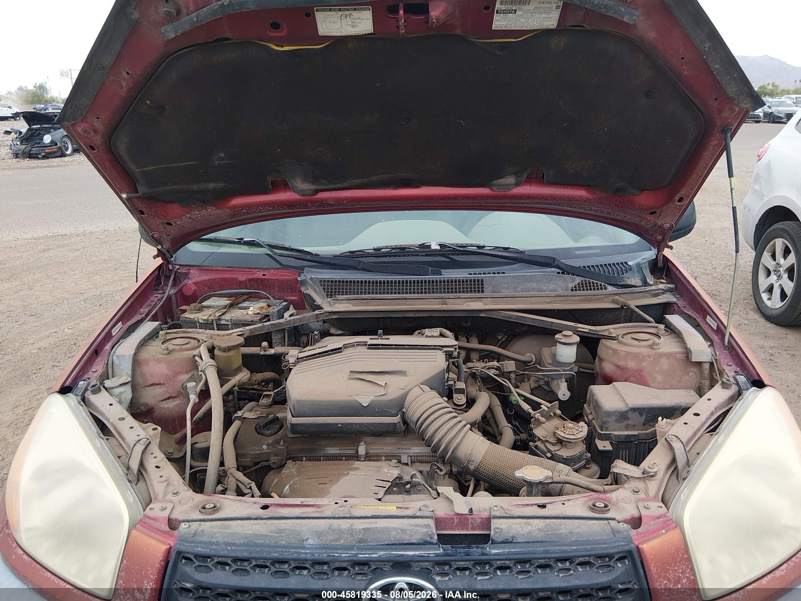 2001 Toyota Rav4 Base (m5) Orange vin: JTEGH20V610016361