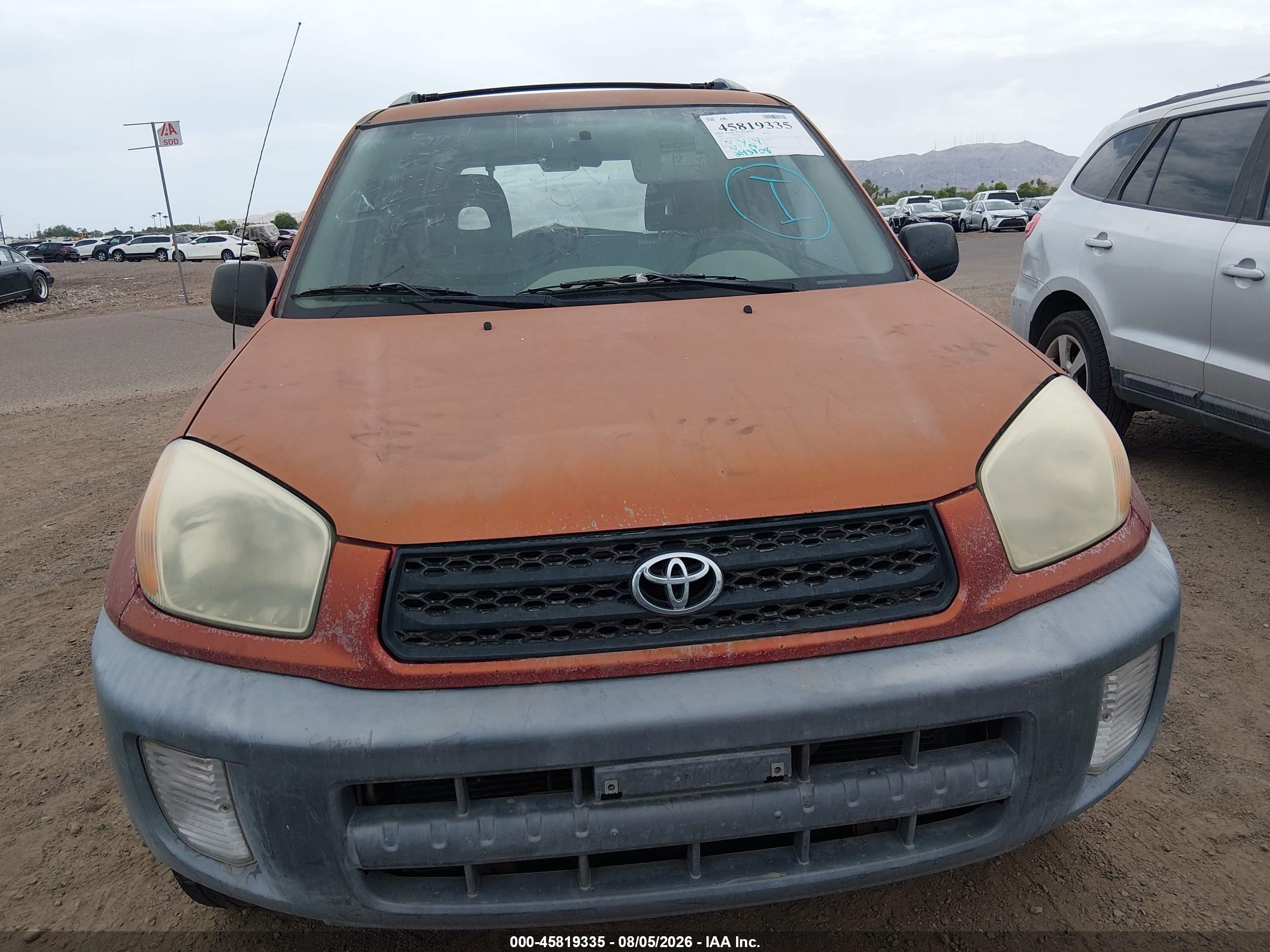2001 Toyota Rav4 Base (m5) Orange vin: JTEGH20V610016361