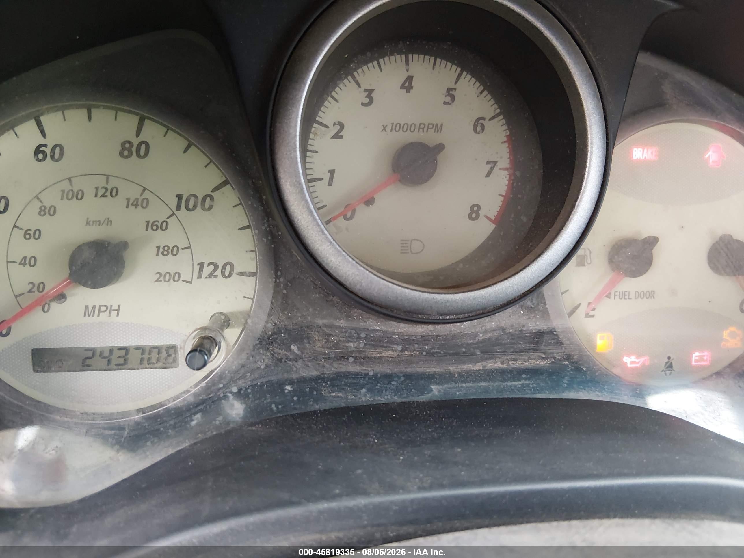 2001 Toyota Rav4 Base (m5) Orange vin: JTEGH20V610016361